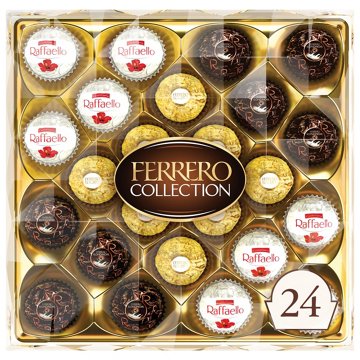 Ferrero Collection Fine Assorted Confections Gift Box, 24 pc