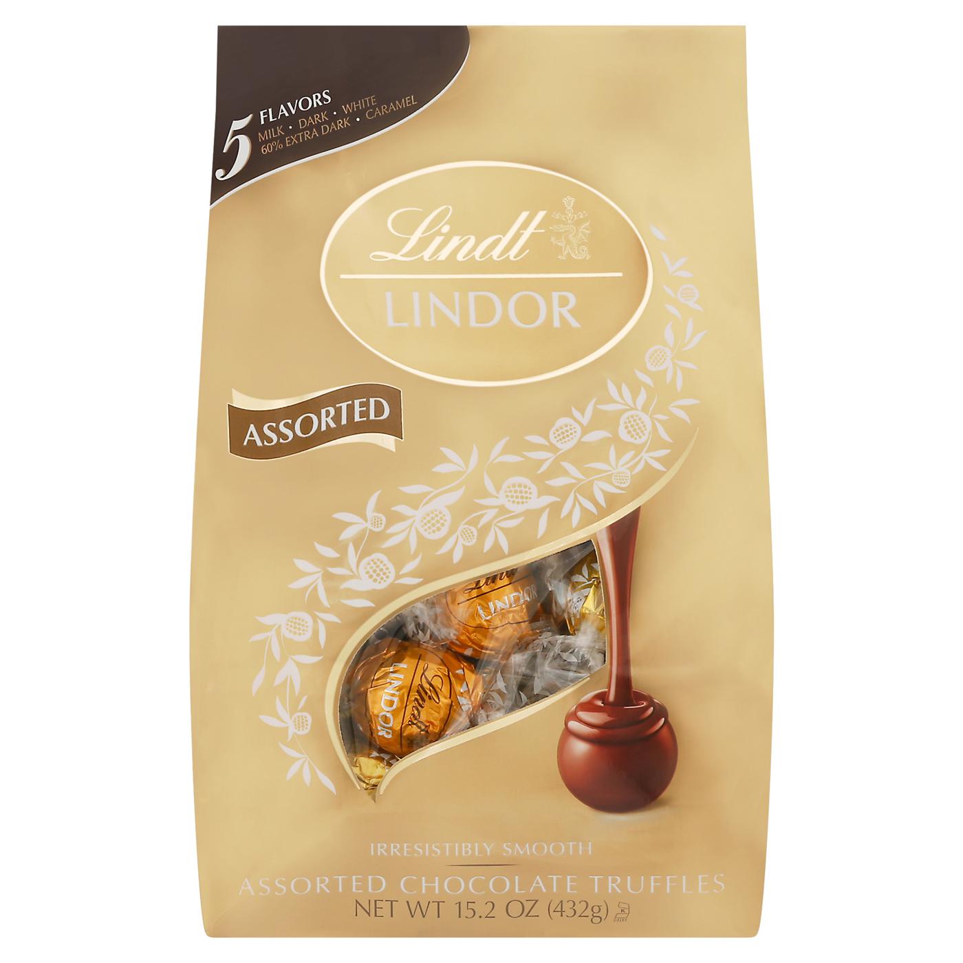 Lindt Lindor 5 Flavors Chocolate Truffles - Shop Candy at H-E-B
