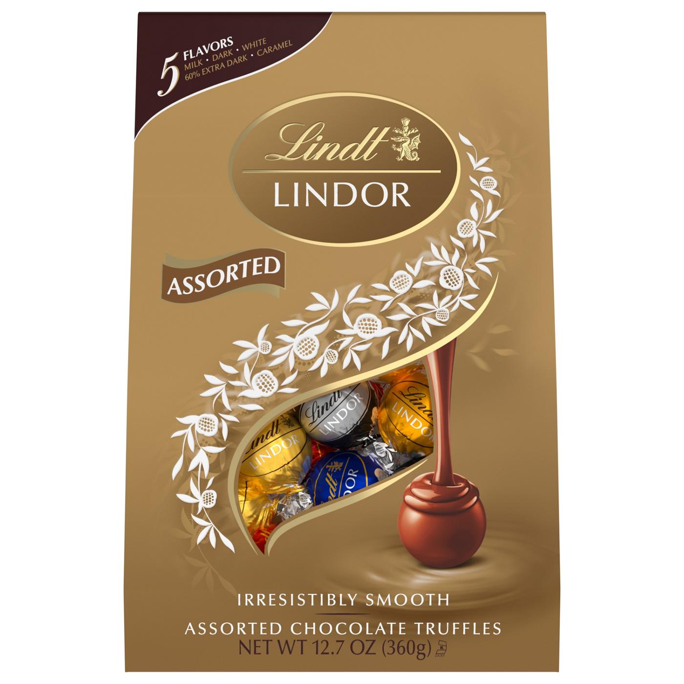 Lindt Lindor 5 Flavors Chocolate Truffles Shop Candy at HEB