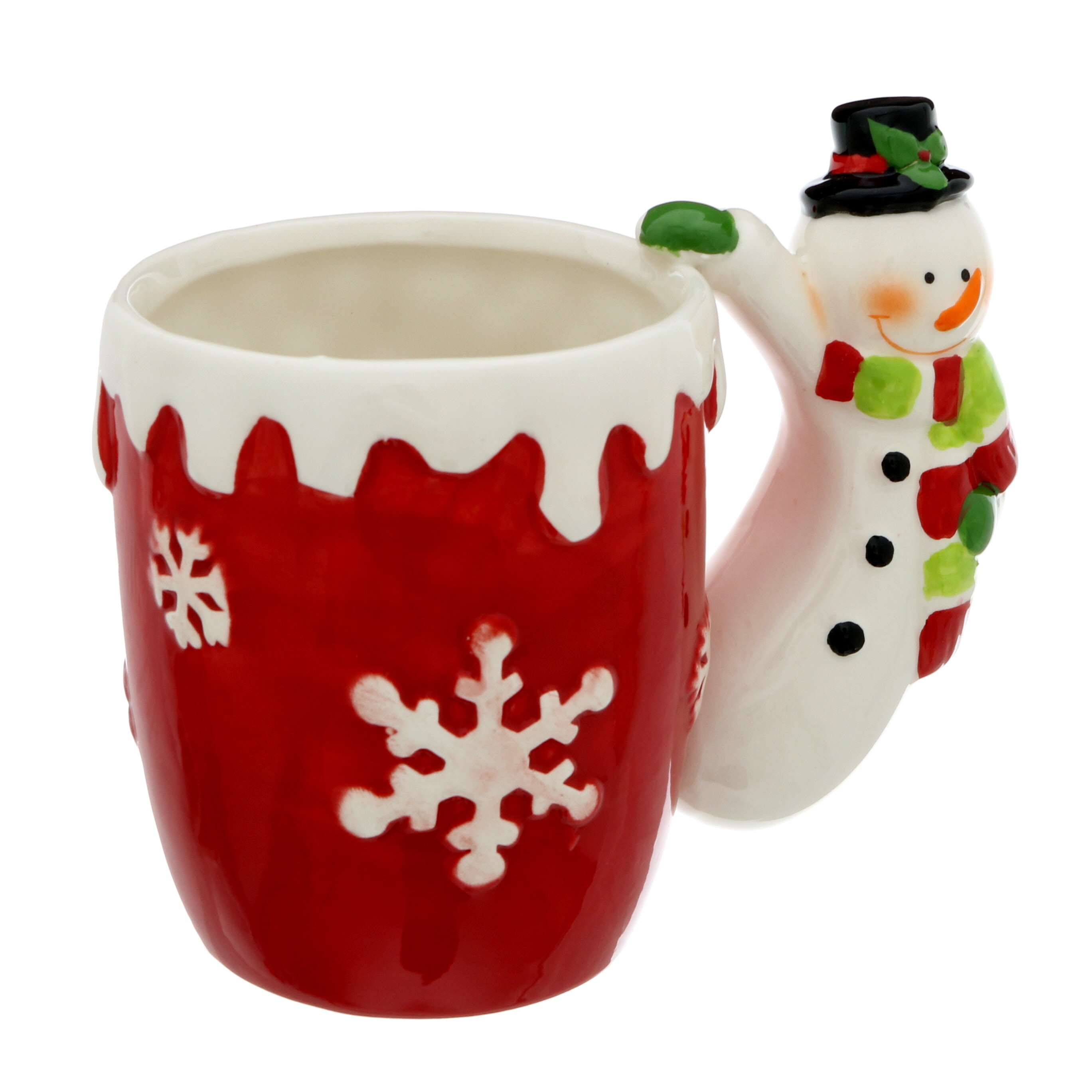 Holiday Market 3D Ceramic Holiday Mugs, Assorted Styles - Shop Glasses ...