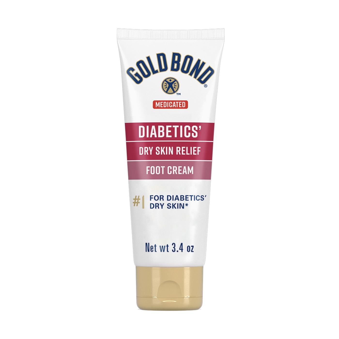Gold Bond Medicated Diabetics' Dry Skin Relief Foot Cream Skin