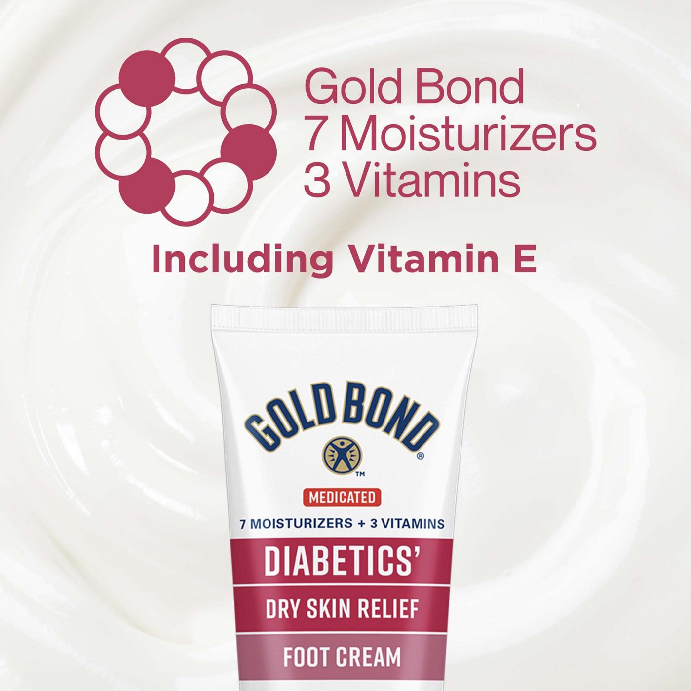 Gold Bond Medicated Diabetics' Dry Skin Relief Foot Cream Skin