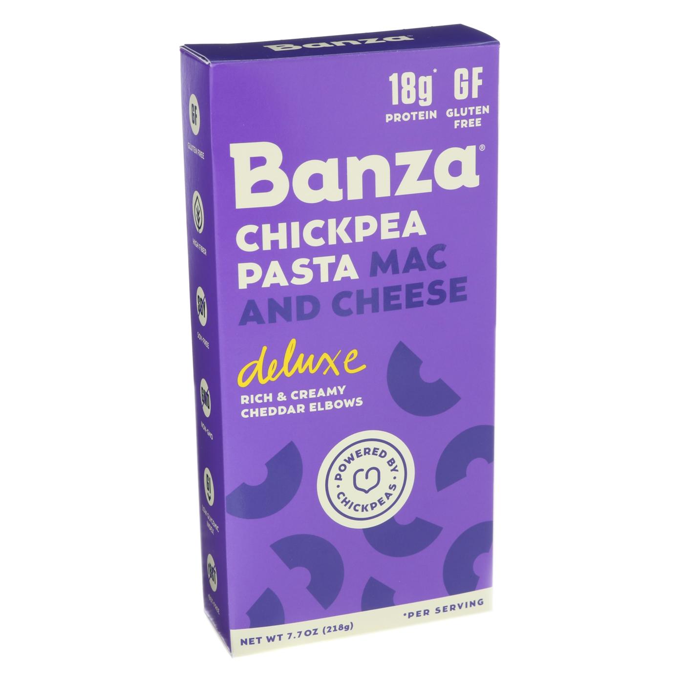 Banza 18g Protein Chickpea Pasta Mac & Deluxe Cheddar; image 1 of 2