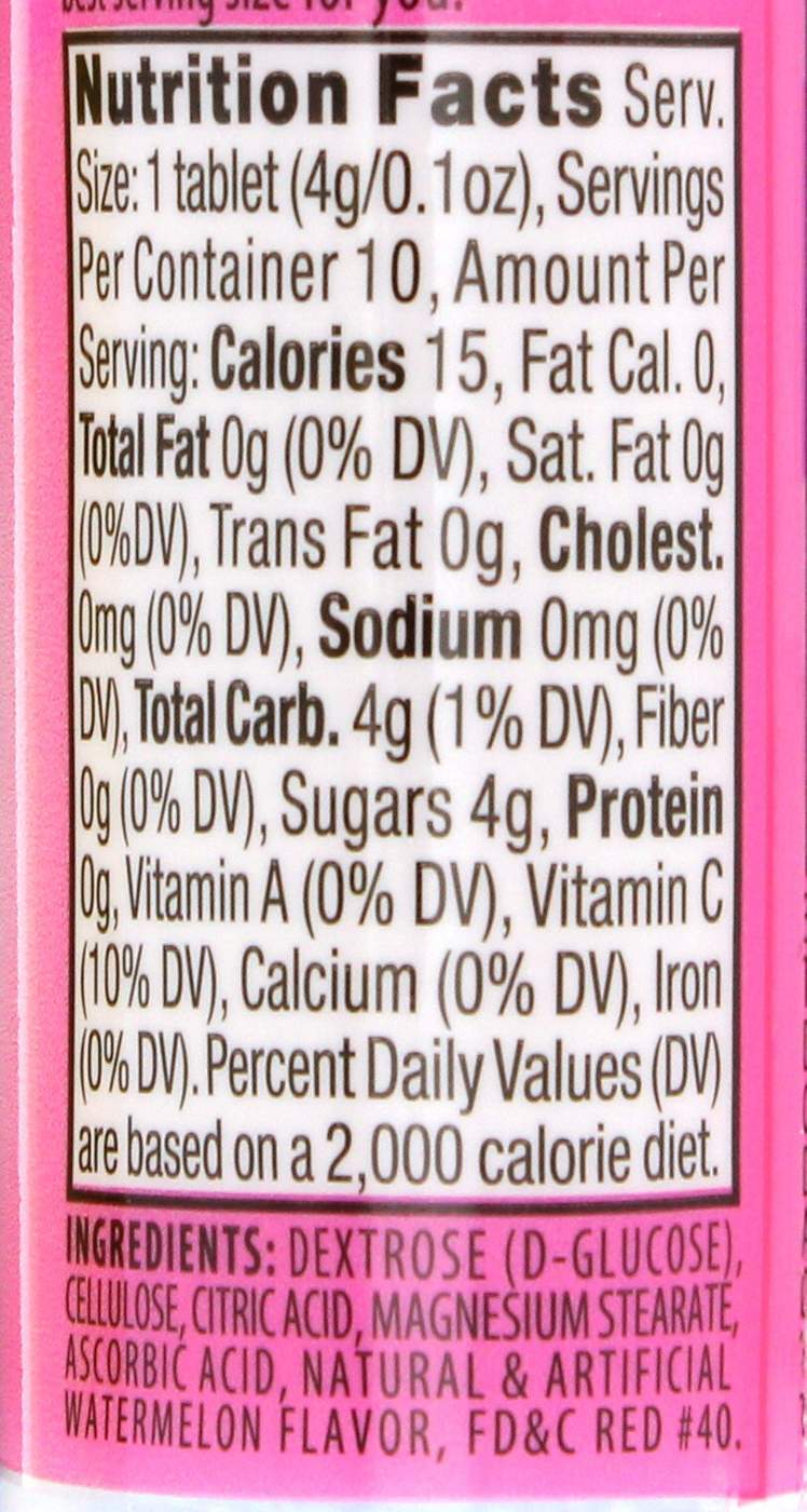 Dex 4 Watermelon Fast Acting Glucose Tablets; image 2 of 2