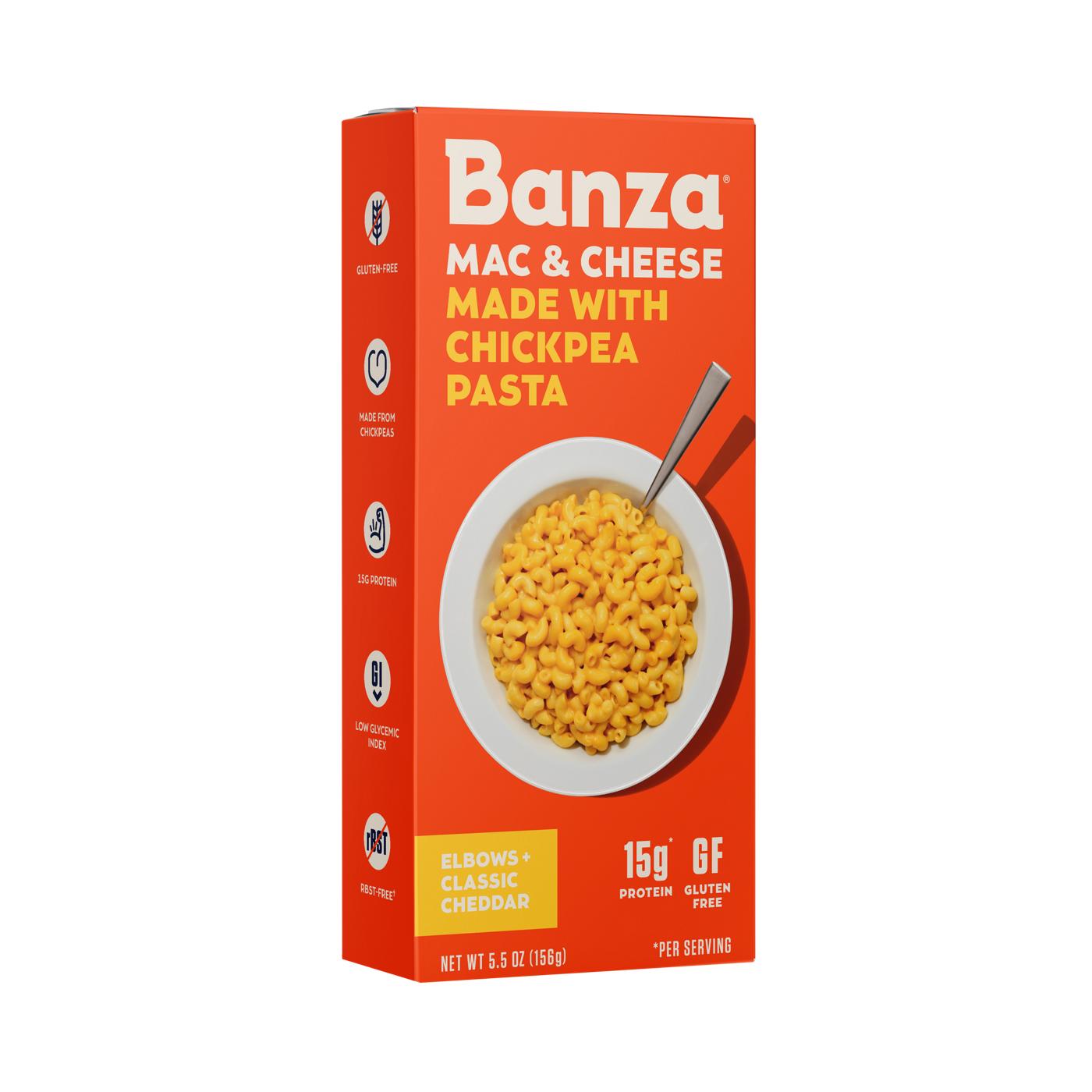 Banza Chickpea Pasta Mac & Classic Cheddar Cheese; image 1 of 2