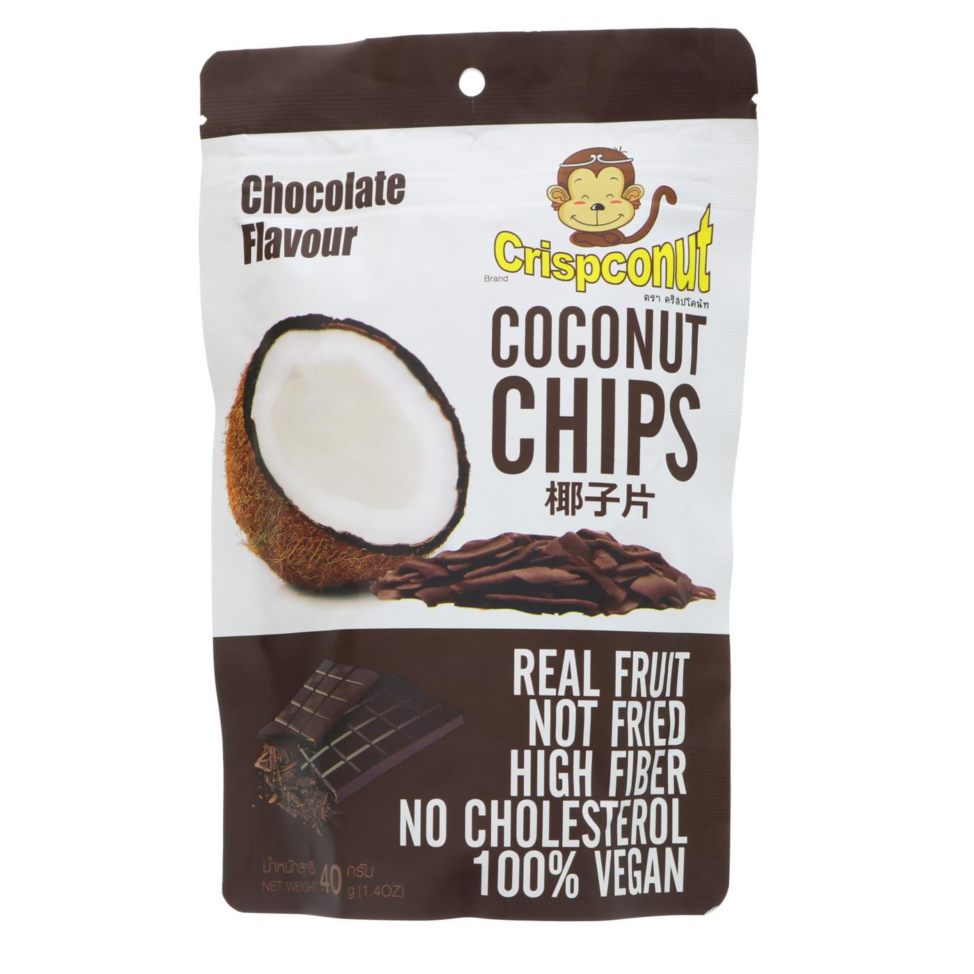 Crispconut Coconut Chips Chocolate Flavour; image 1 of 2