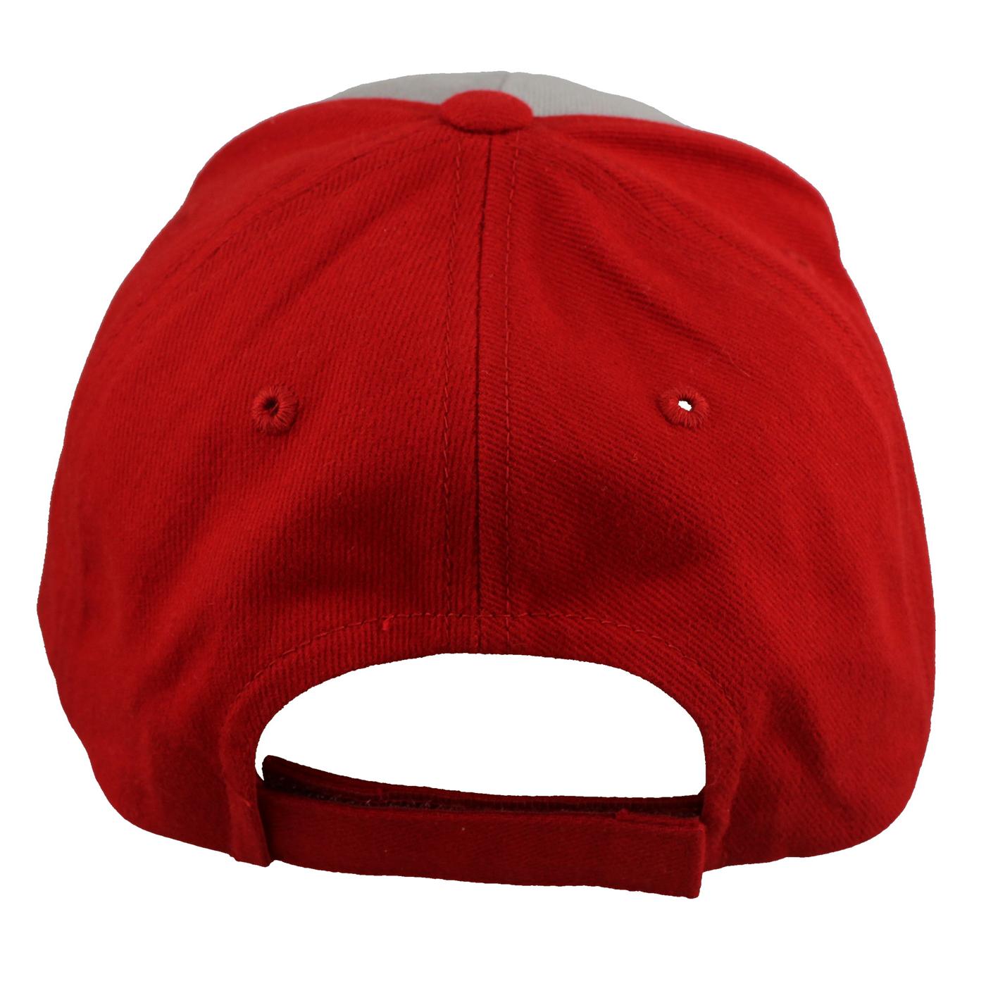Texas Tech 100% Cotton Adjustable Baseball Cap - Gray/Red; image 2 of 2