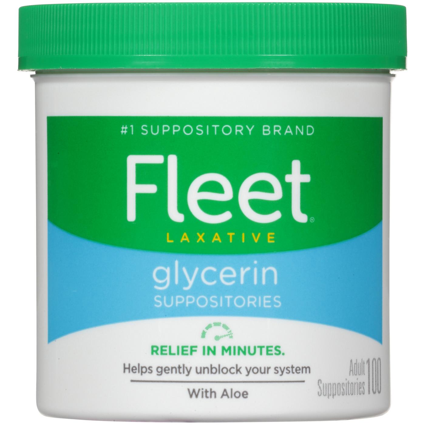 Fleet Laxative Glycerin Suppositories; image 1 of 5