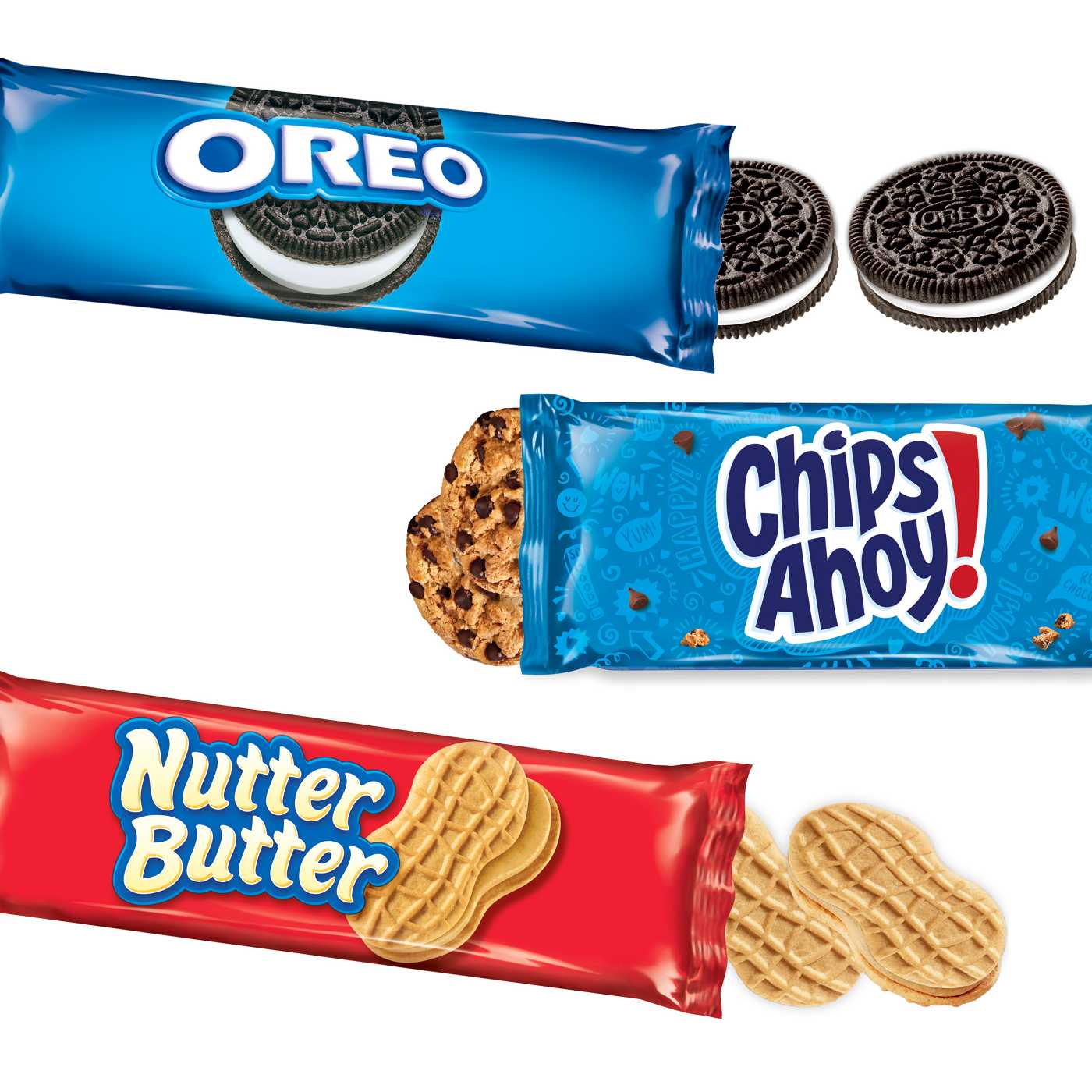 Nabisco Chips Ahoy!, Nutter Butter, Oreo Cookie Variety Pack; image 8 of 10