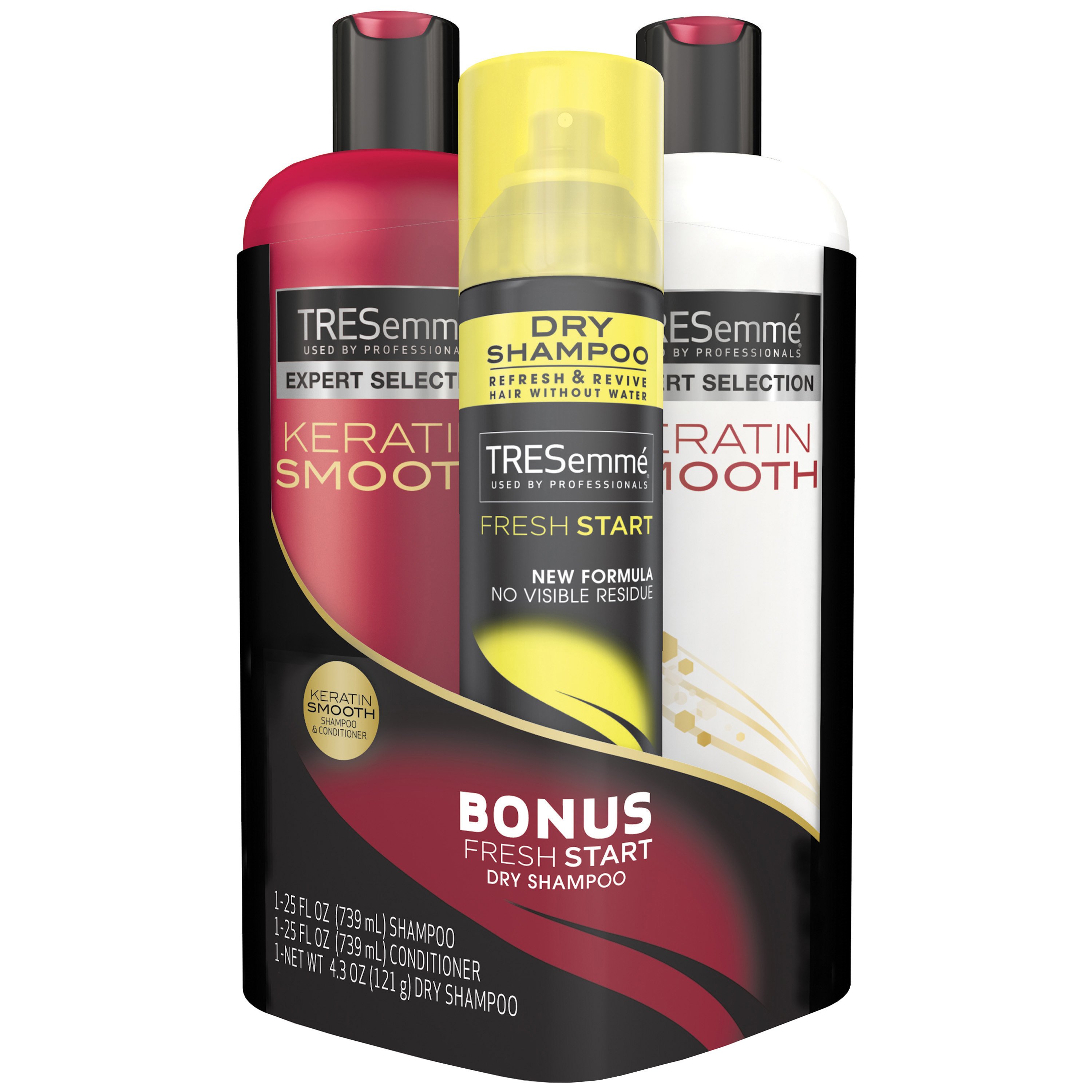 gødning fingeraftryk Outlook TRESemmé Expert Selection Keratin Smooth Regimen Pack - Shop Shampoo &  Conditioner at H-E-B