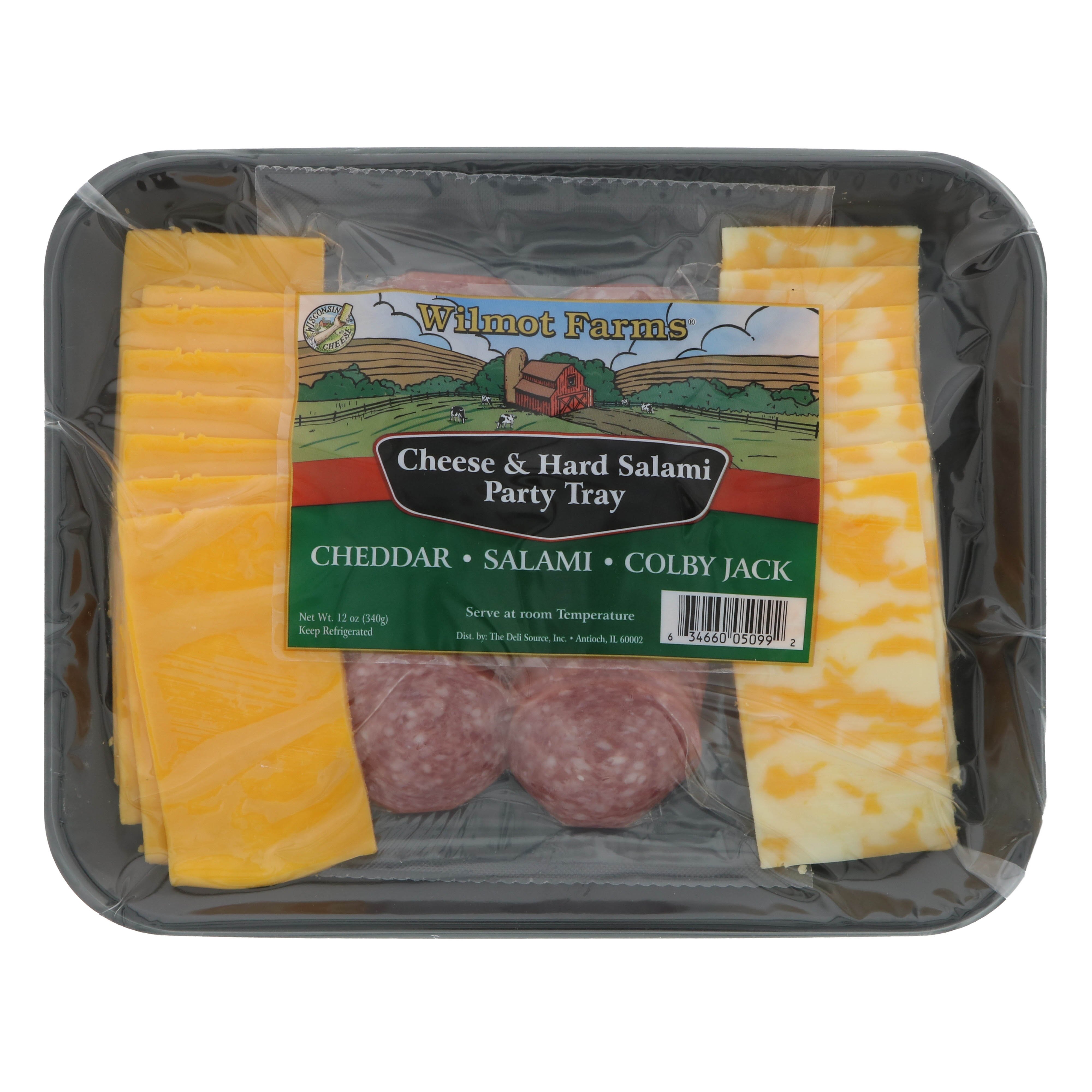 Wilmot Farms Cheese ad Hard Salami Party Tray Shop Standard Party