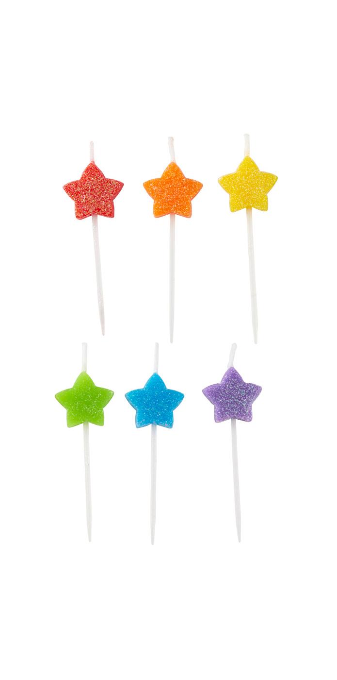 Wilton Star Birthday Candles; image 2 of 2