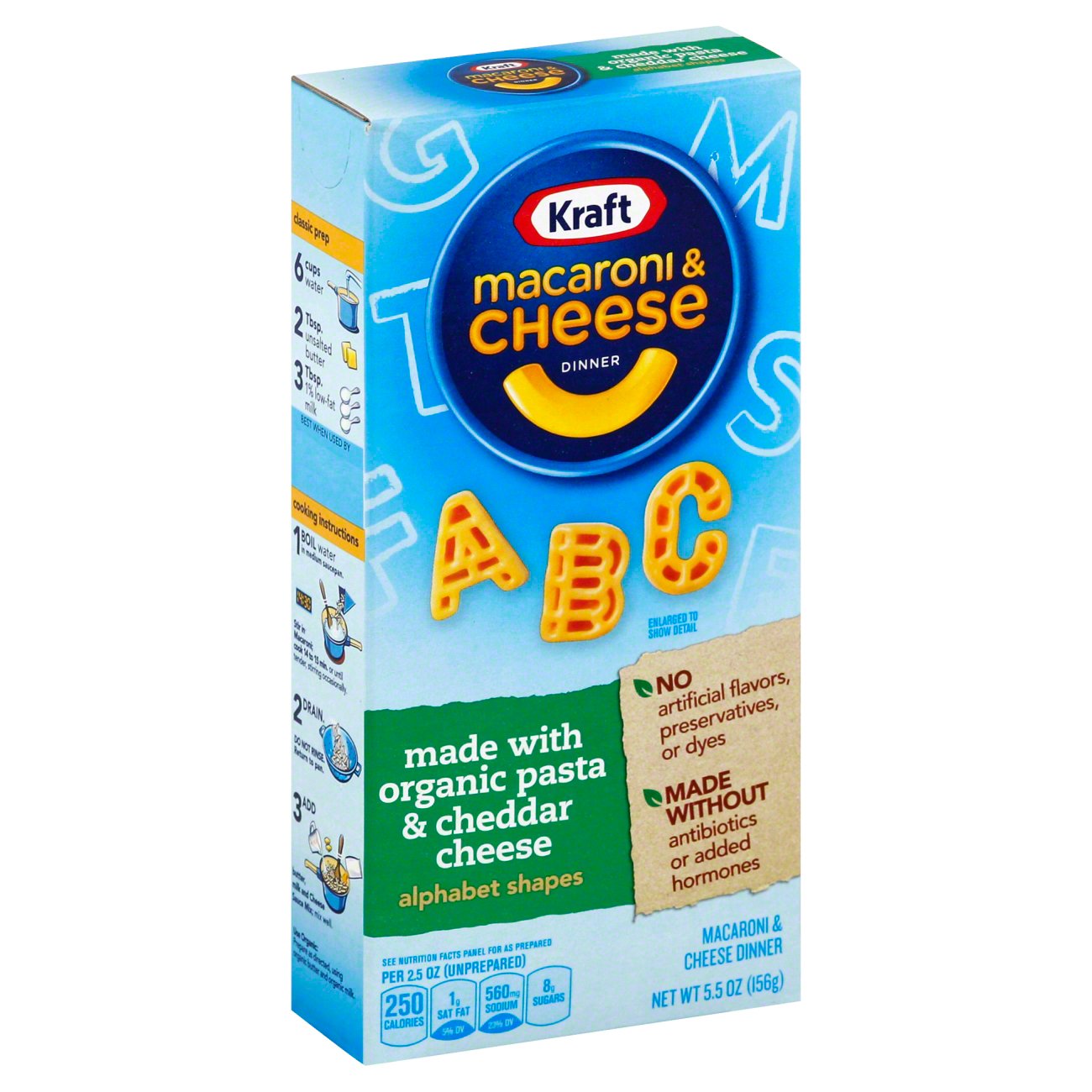 kraft macaroni and cheese shapes