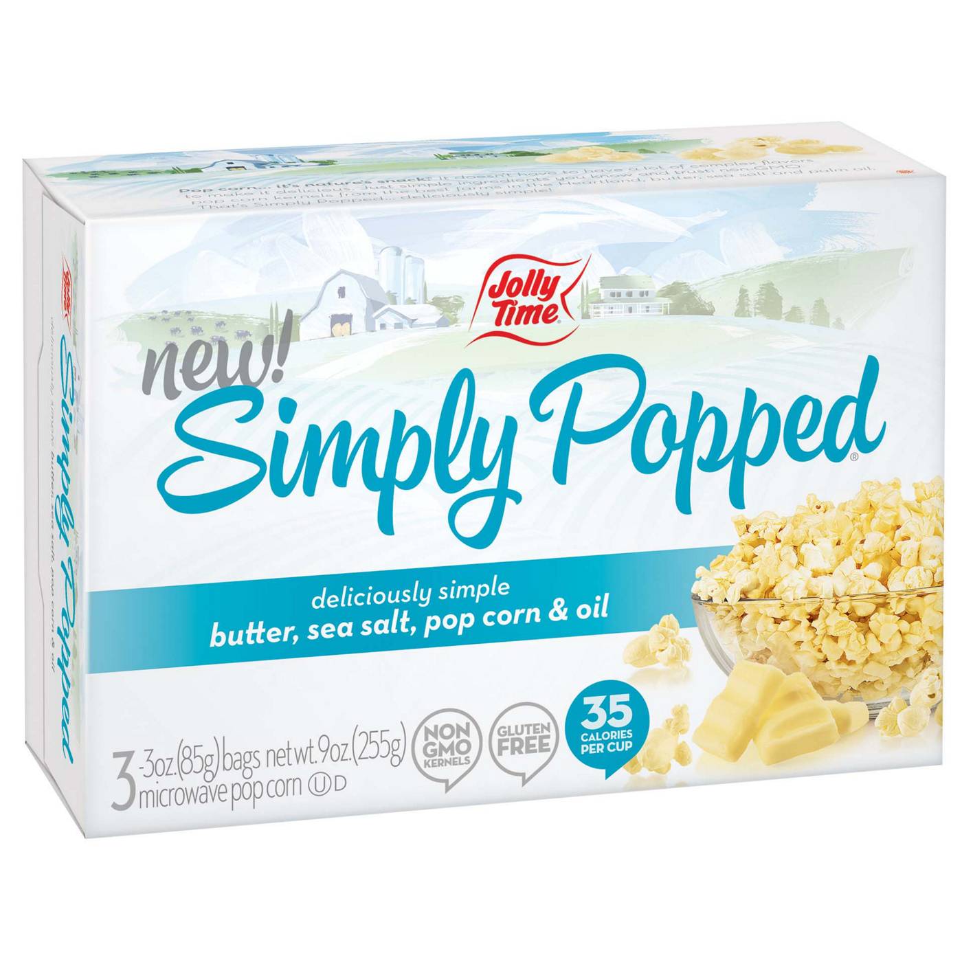 Jolly Time Simply Popped Popcorn; image 1 of 2