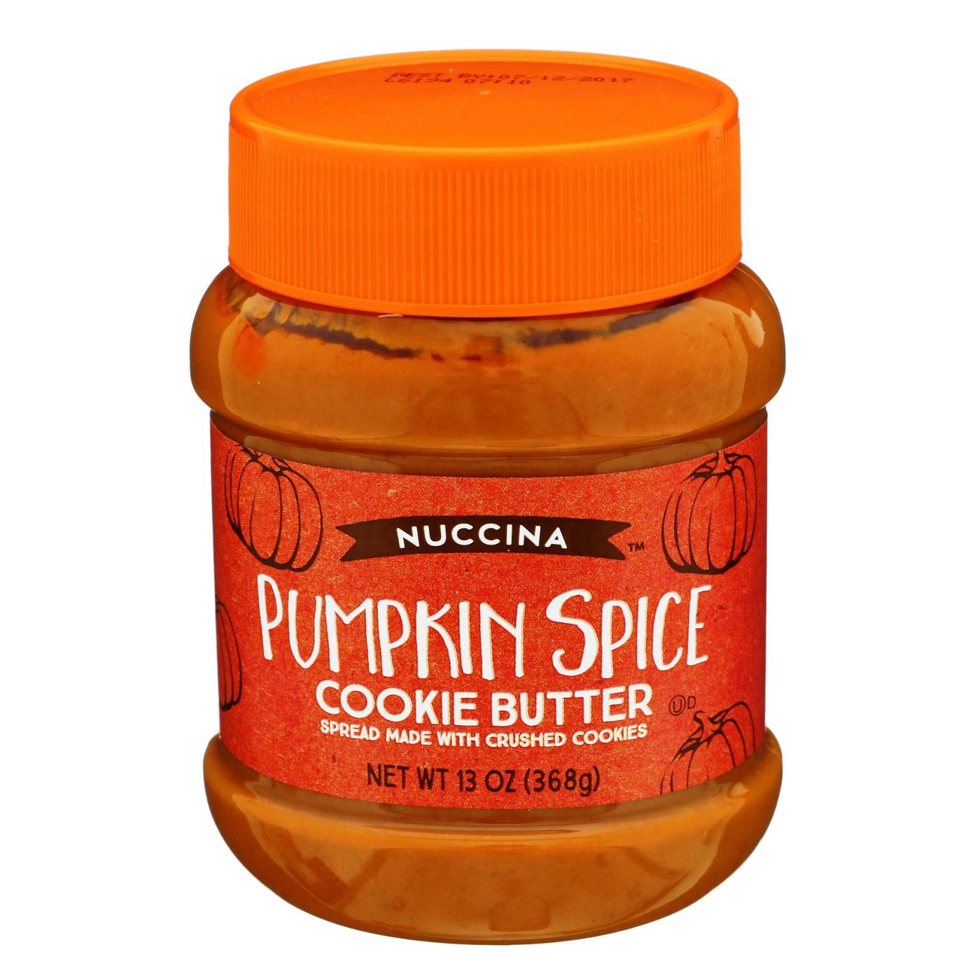 Nuccina Pumpkin Spice Cookie Butter; image 1 of 2