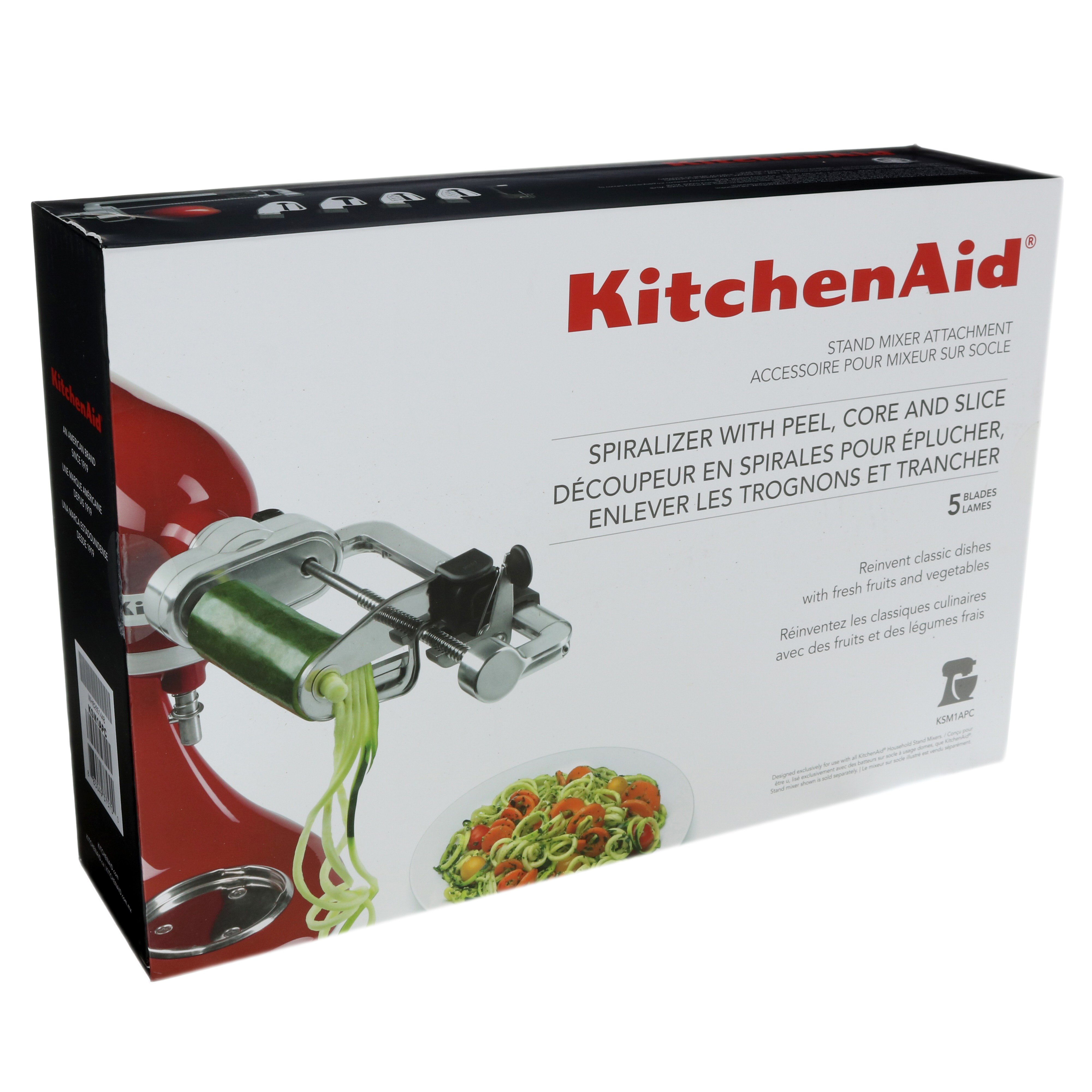 KitchenAid 5 Blade Spiralizer with Peel Core and Slice Stand