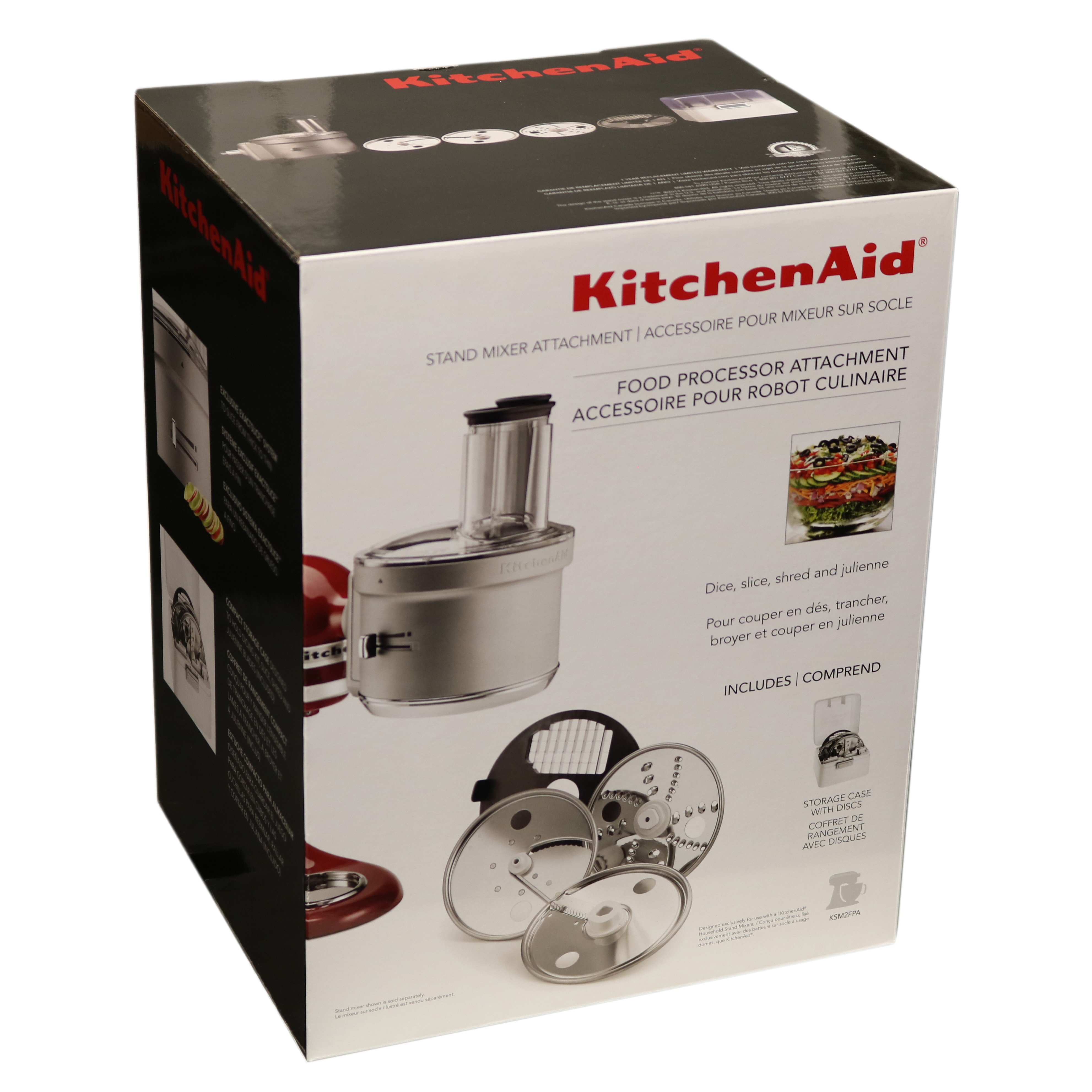 KitchenAid Food Processor Stand Mixer Attachment with Commercial Style  Dicing Kit