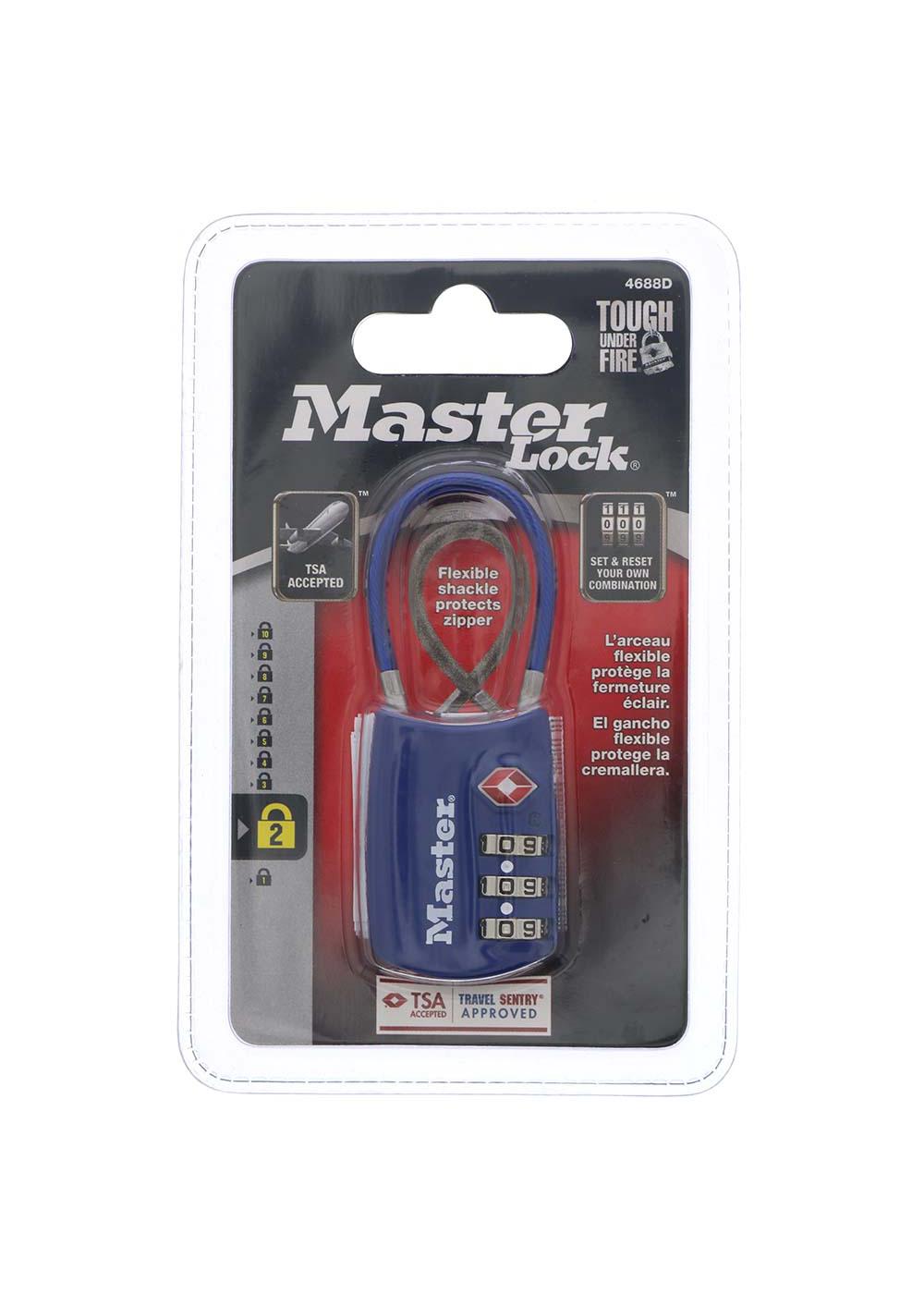 Master Lock 4688D TSA-Approved Luggage Lock - Assorted; image 2 of 5