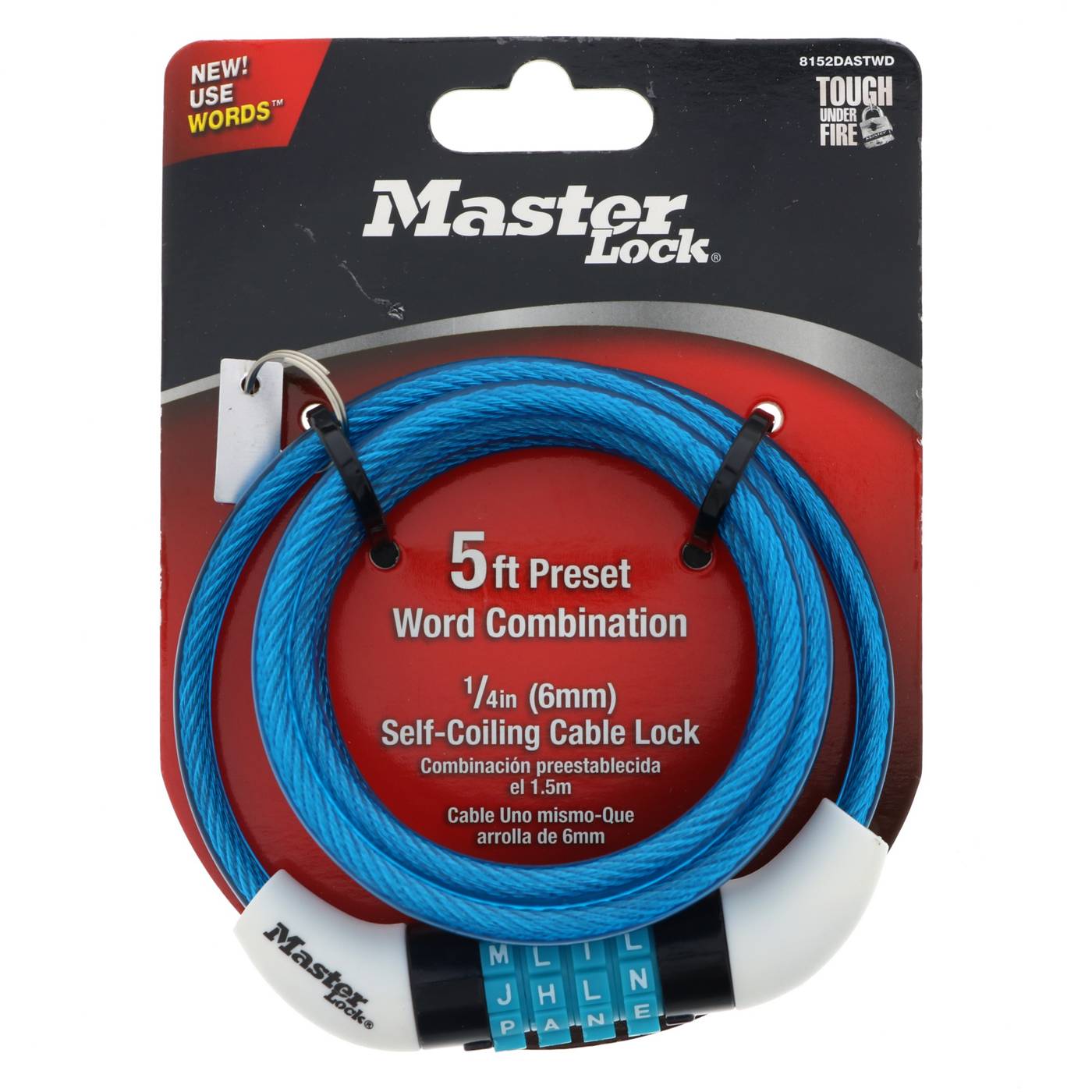 Master Lock Combination Cable Lock, Colors May Vary; image 4 of 4