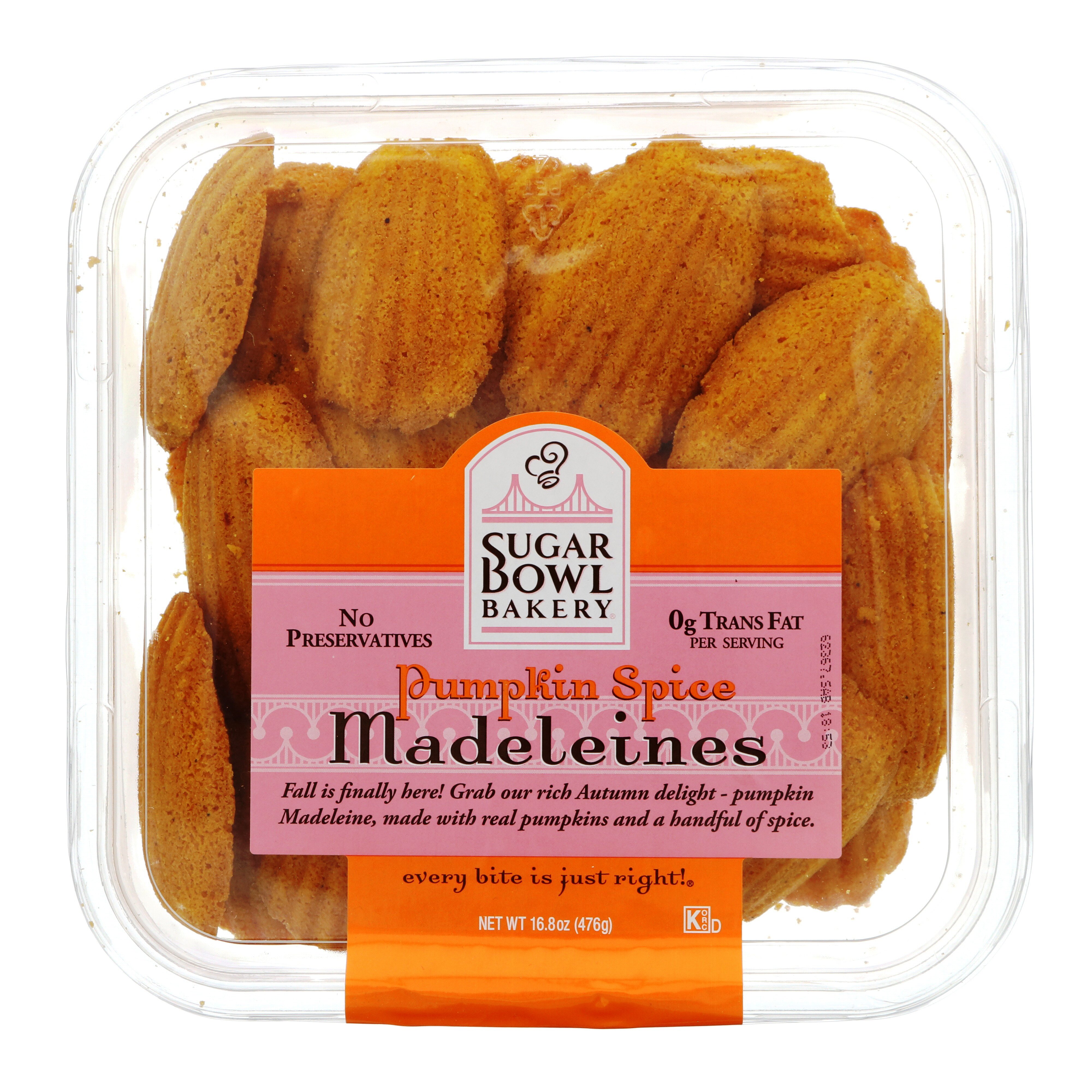 Sugar Bowl Bakery Pumpkin Spice Madeleines Shop Cookies at HEB