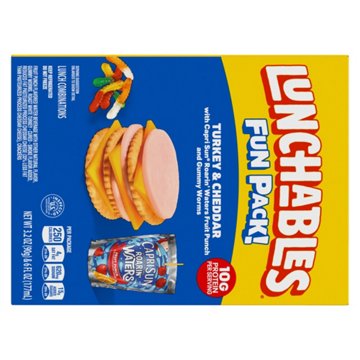 Lunchables Turkey & Cheddar Cracker Stackers with Juice, 9.2 oz