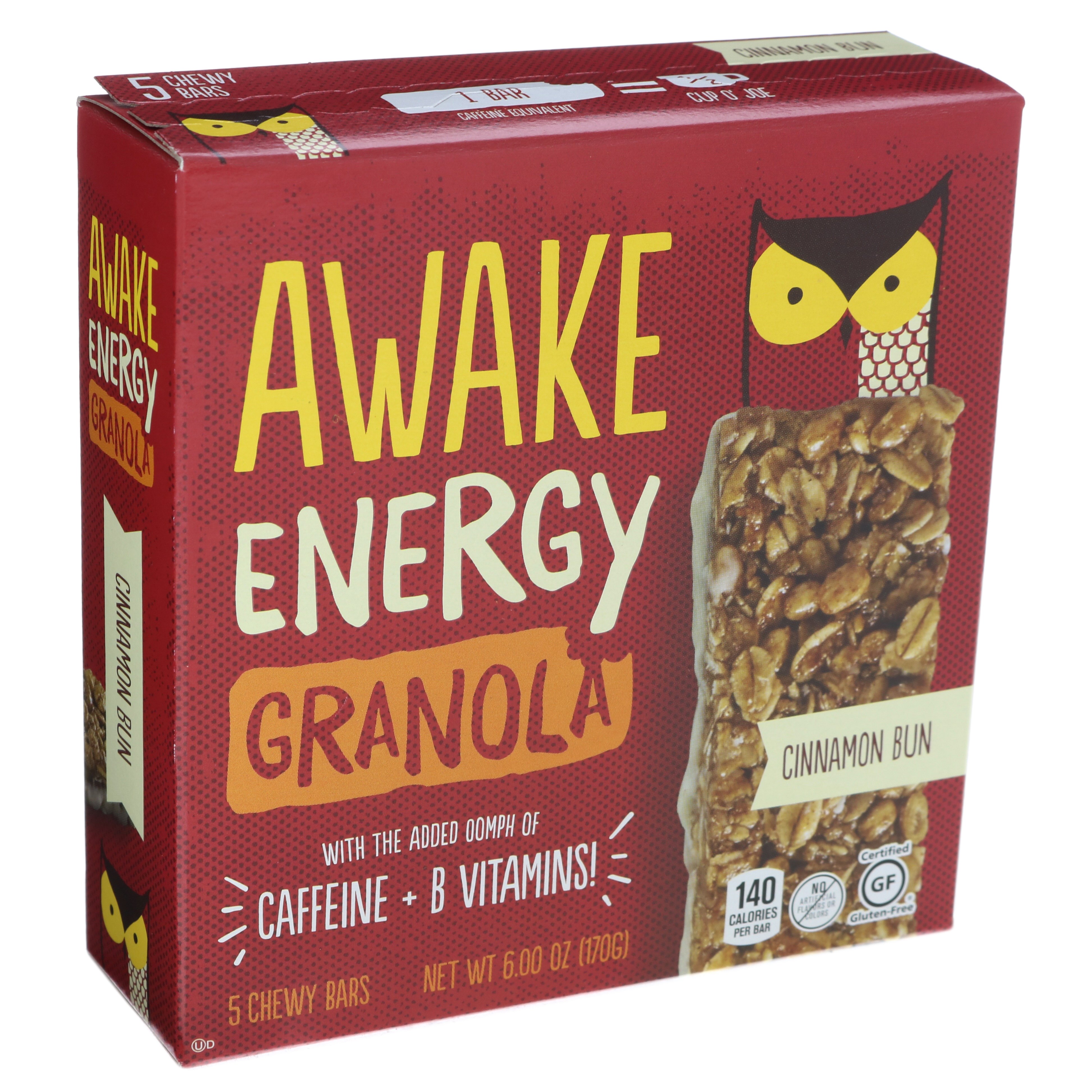Awake Energy Granola Cinnamon Bun Shop Granola & Snack Bars at HEB