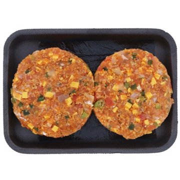 H-E-B Fish Market Salmon Burgers - Hatch Chile