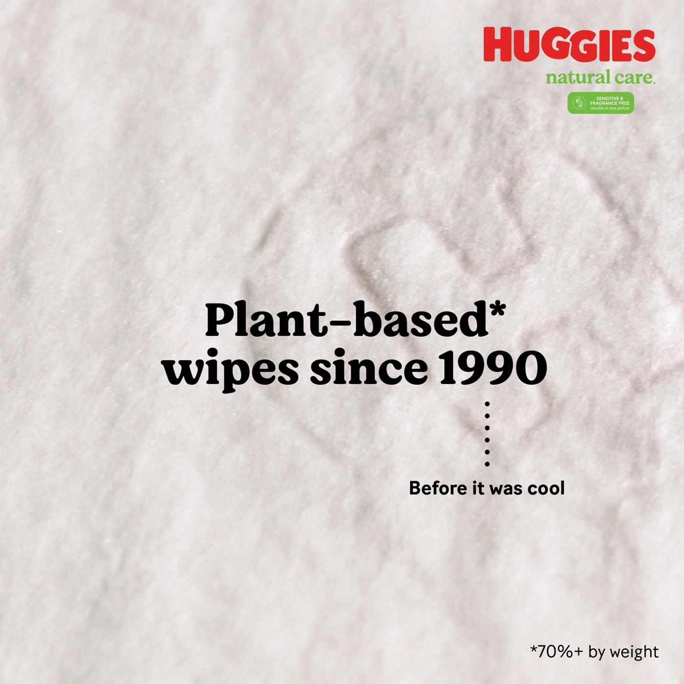 Huggies Natural Care Sensitive & Fragrance Free Baby Wipes 10 Pk; image 6 of 8