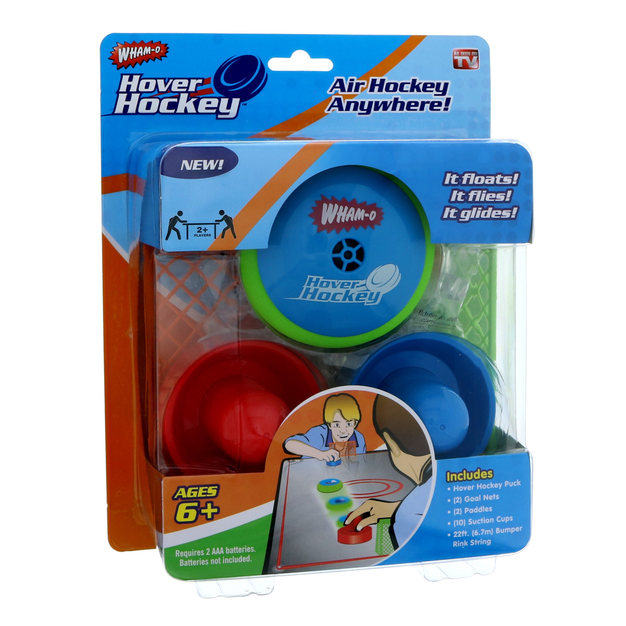 WhamO Hover Hockey, Portable Air Hockey Set Shop Balls at HEB