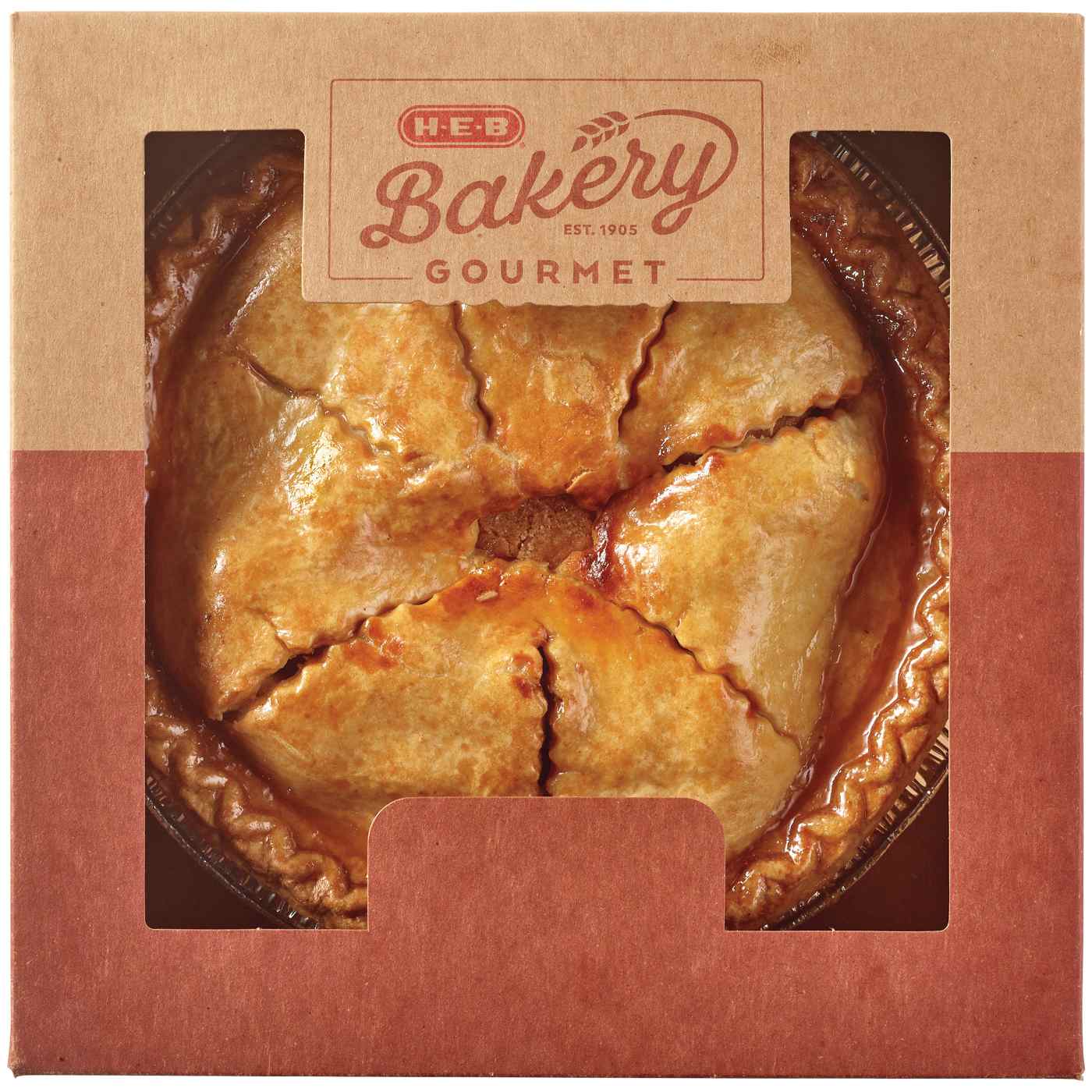 H-E-B Bakery Gourmet Cinnamon Apple Pie; image 3 of 4