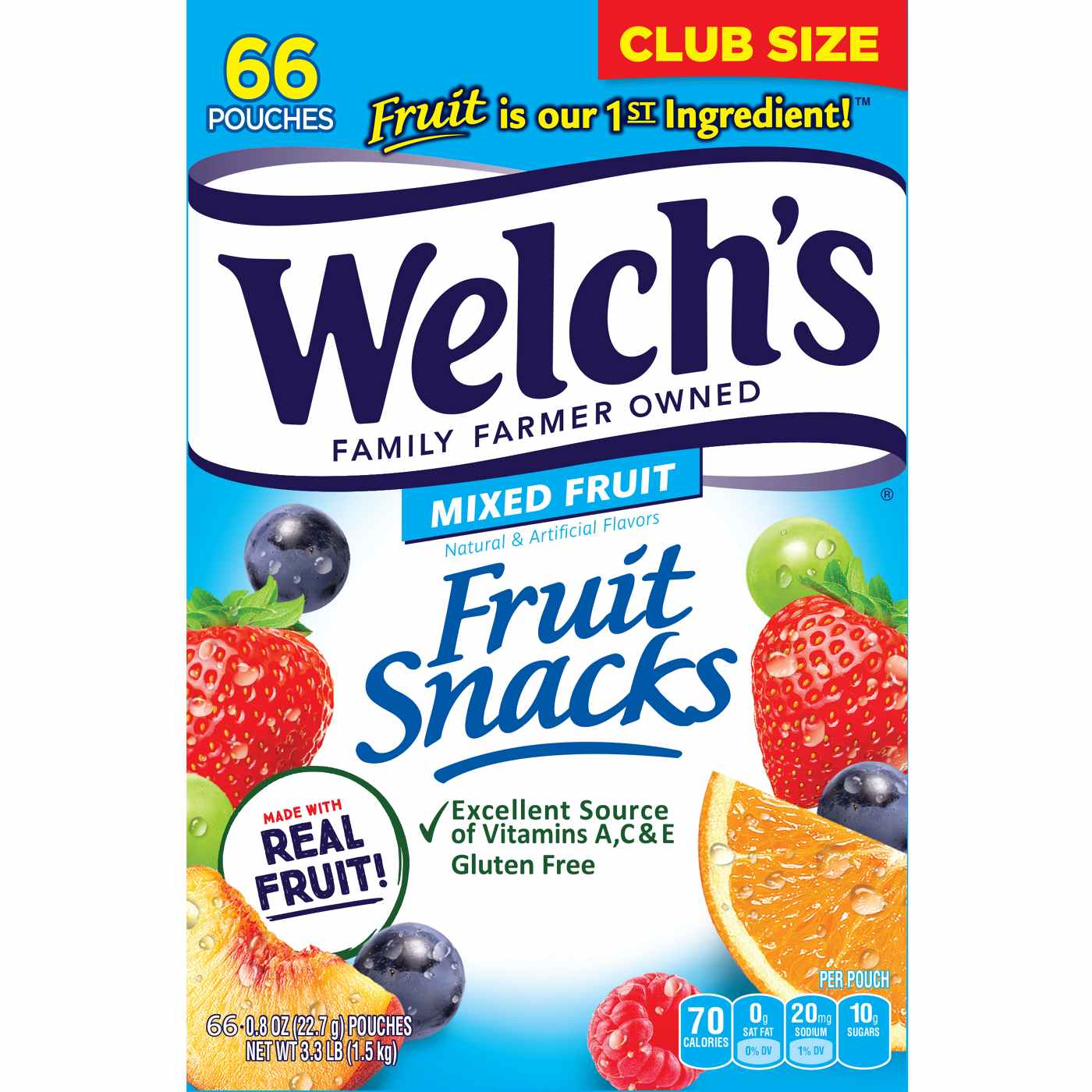 Welch's Mixed Fruit Snacks; image 1 of 3