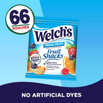 Welch's Mixed Fruit Snacks - Club Size, 66 ct