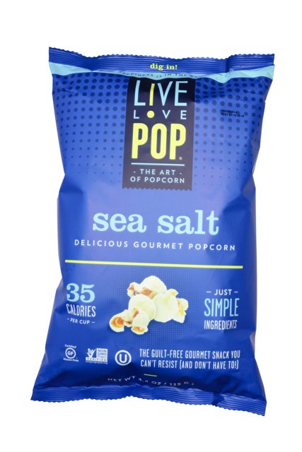 Live Love Pop Sea Salt Popcorn - Shop Popcorn at H-E-B