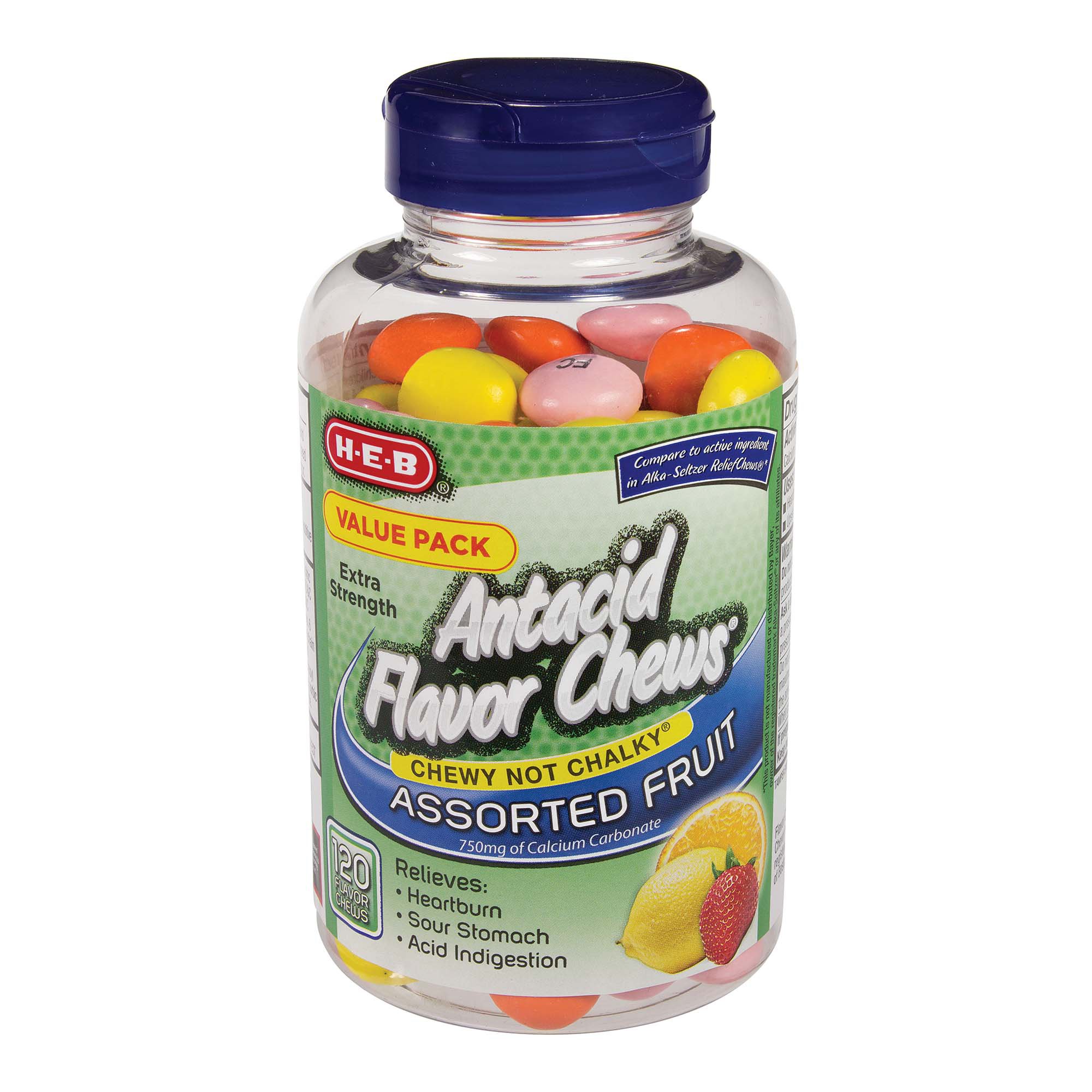 HEB Assorted Fruit Antacid Flavor Chews Shop Digestion & Nausea at