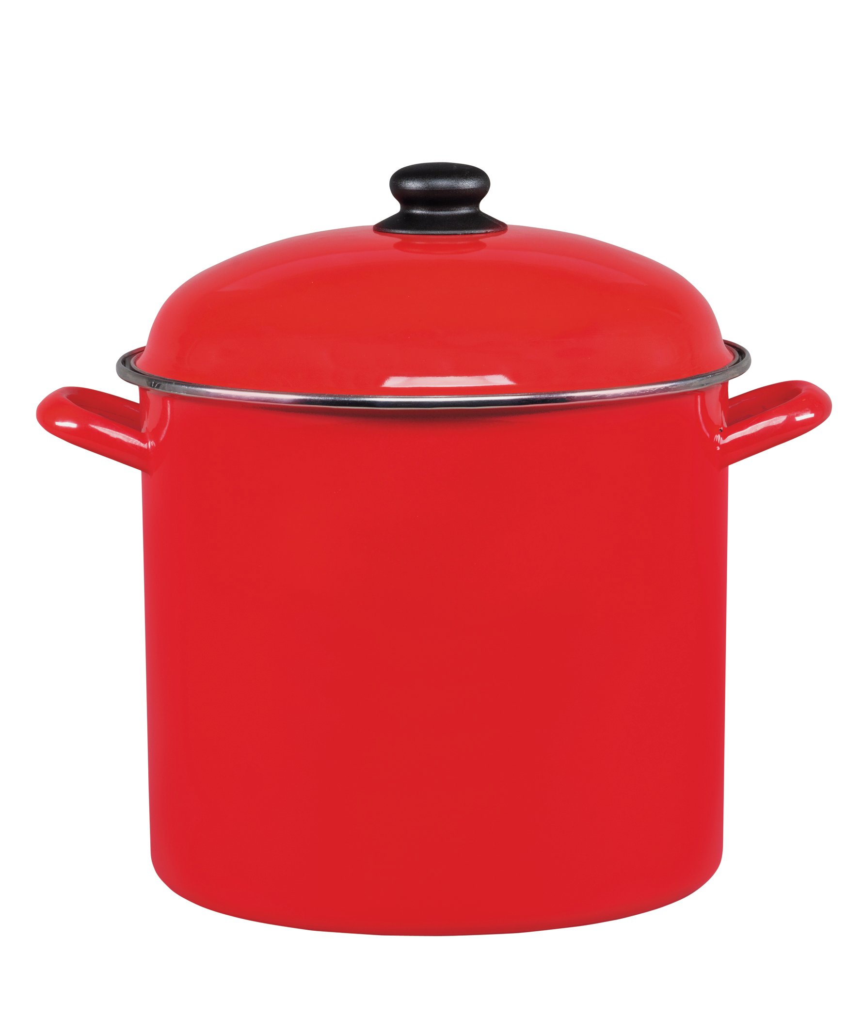 Cinsa 12 Quart Red Stock Pot Shop Stock pots & sauce pans at HEB