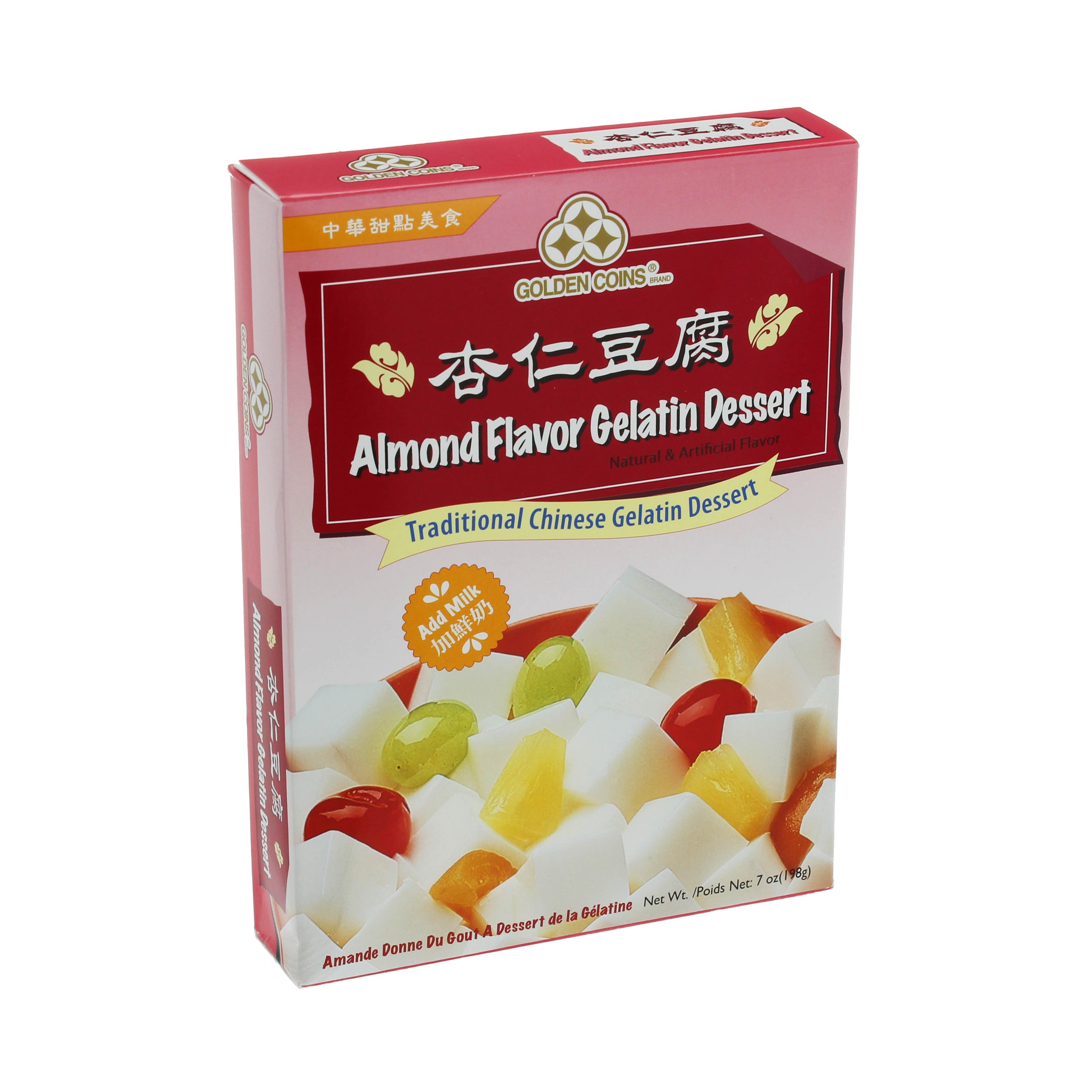 Golden Coins Almond Flavor Gelatin Dessert Shop Pudding & gelatin at