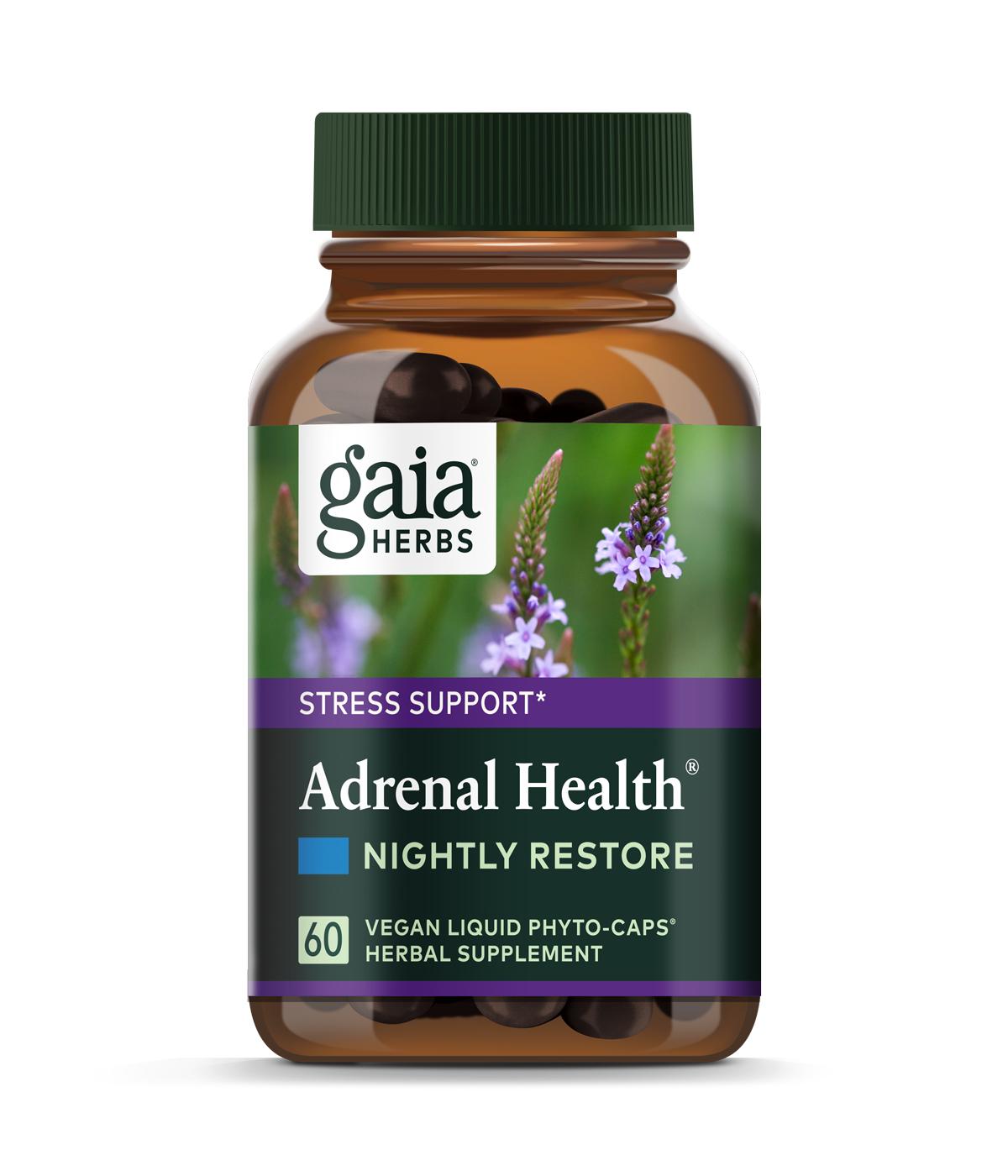 Gaia Herbs Adrenal Health Nightly Restore; image 1 of 2