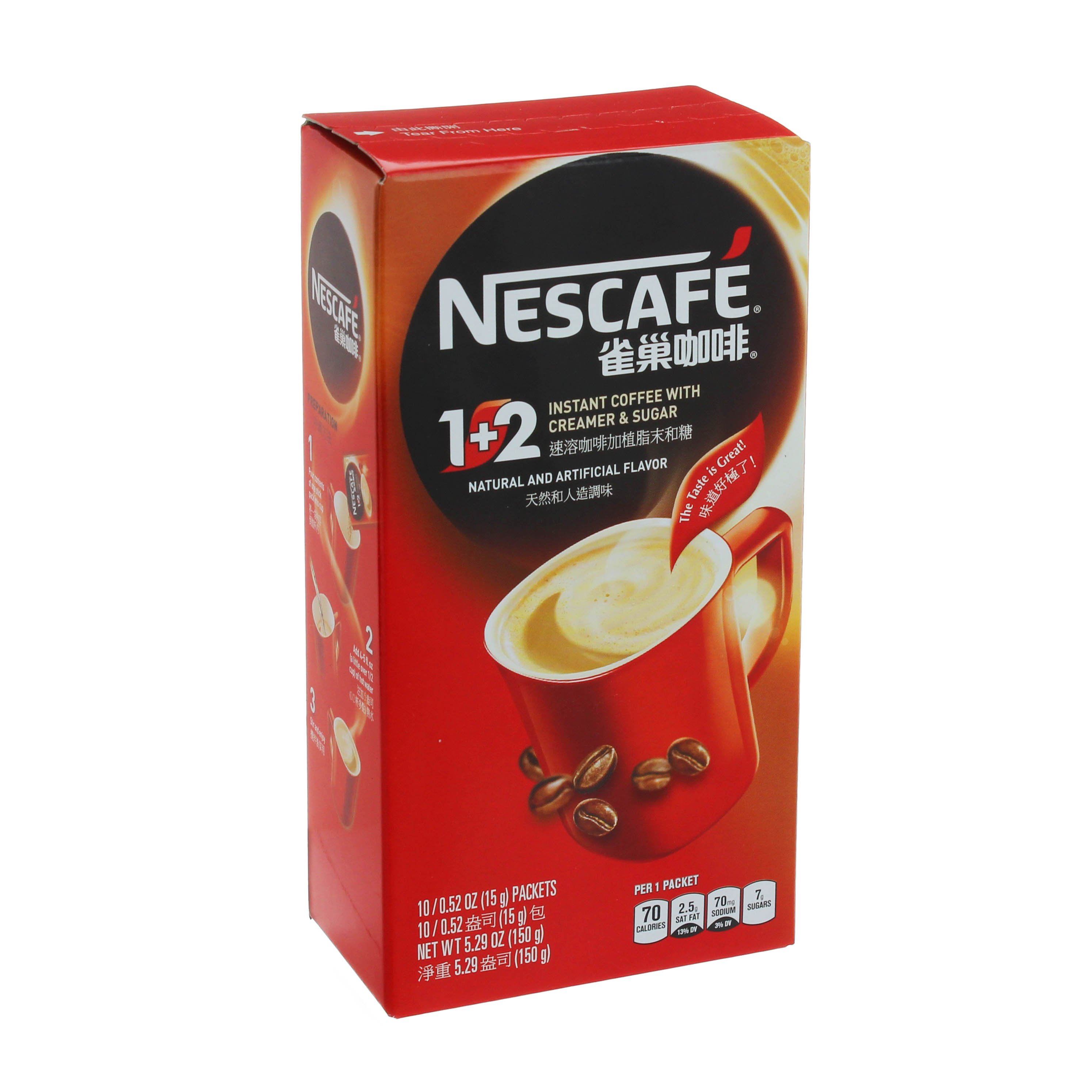 Nescafe Instant Coffee With Creamer & Sugar Shop Coffee at HEB