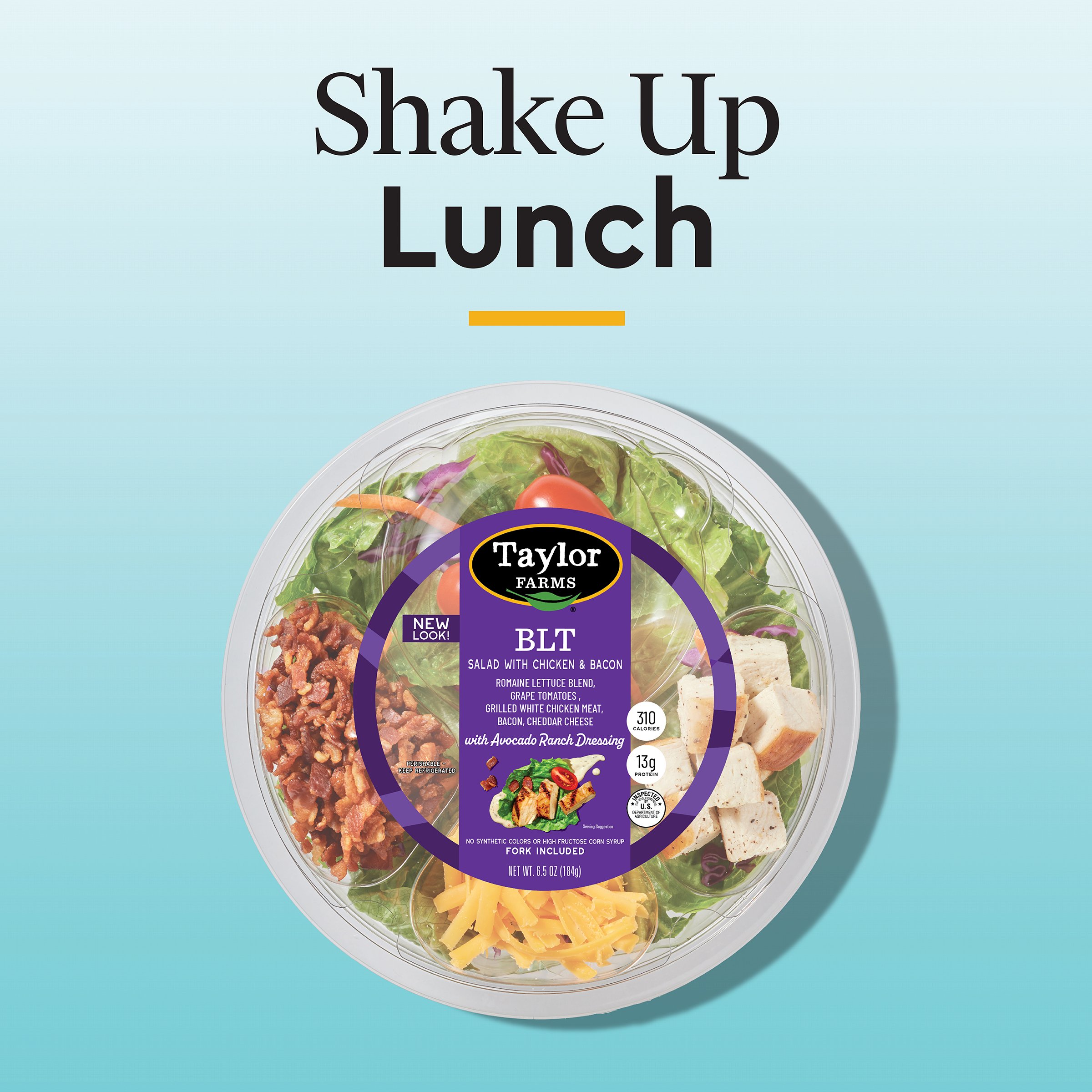 Taylor Farms Salad Bowl - BLT With Chicken - Shop Salads At H-E-B