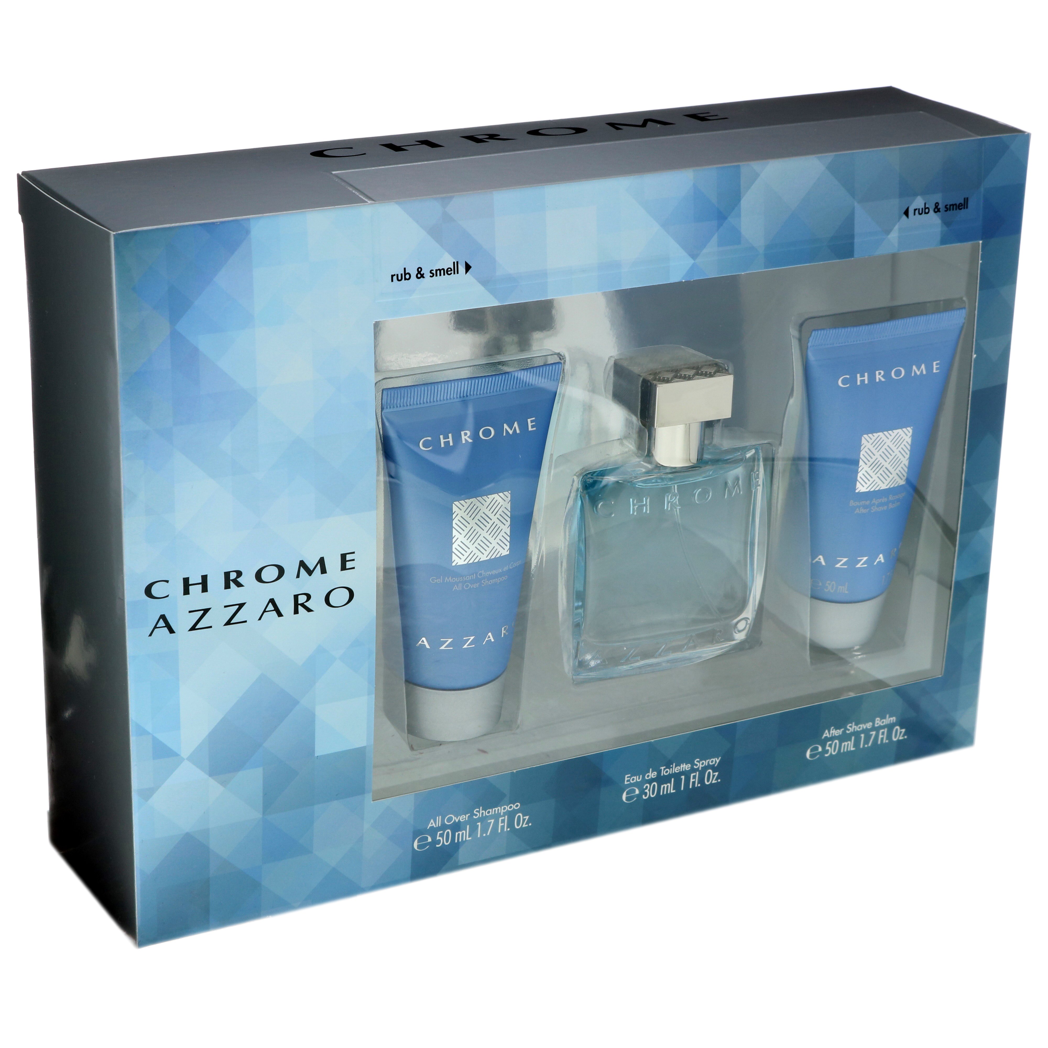 Azzaro Chrome Men's Fragrance Gift Set - Shop Bath & skin care