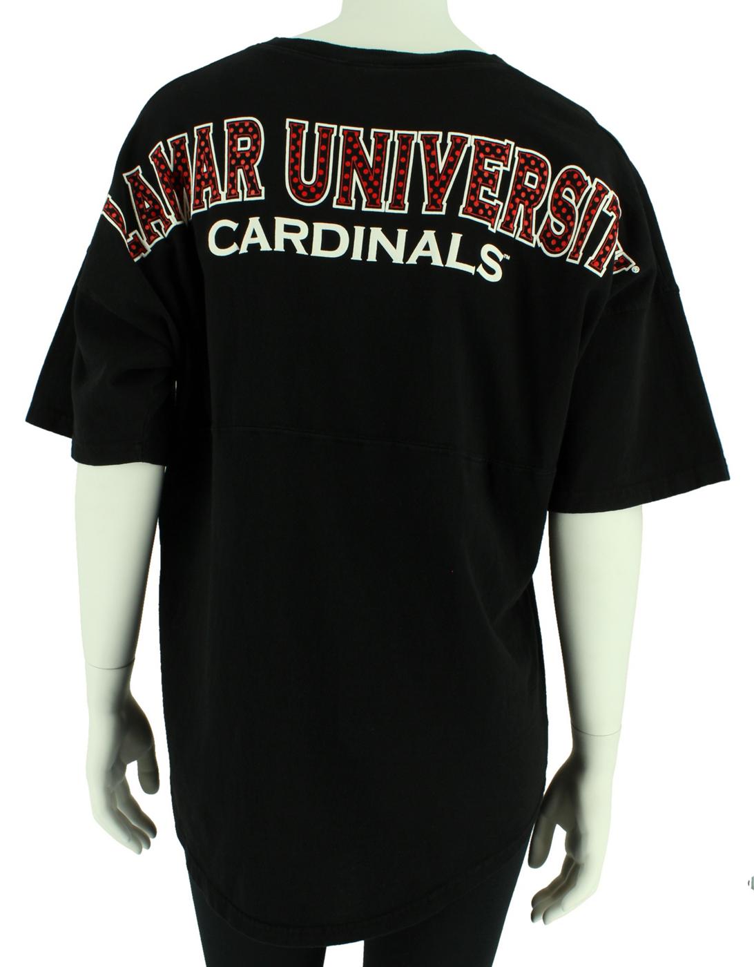 Lamar University Ladies Wingback Short Sleeve Spirit Tee; image 2 of 2