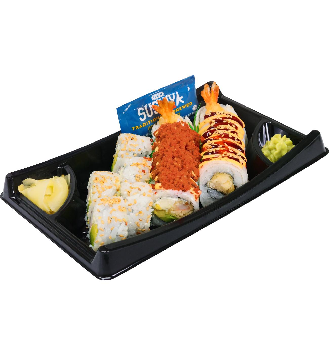 H-E-B Sushiya Tailgate Favorites Sushi Combo Pack; image 2 of 4