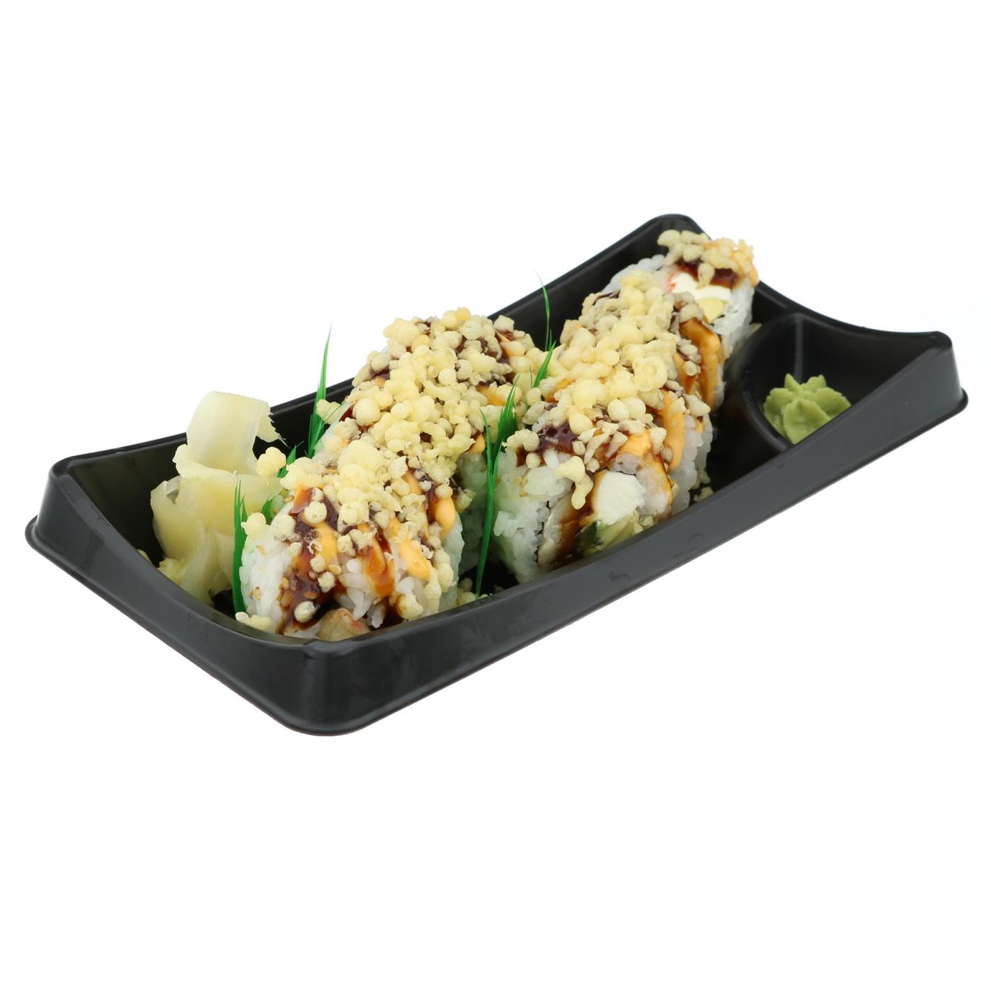 H-E-B Sushiya Tempura Sushi Roll with Imitation Crab; image 3 of 4