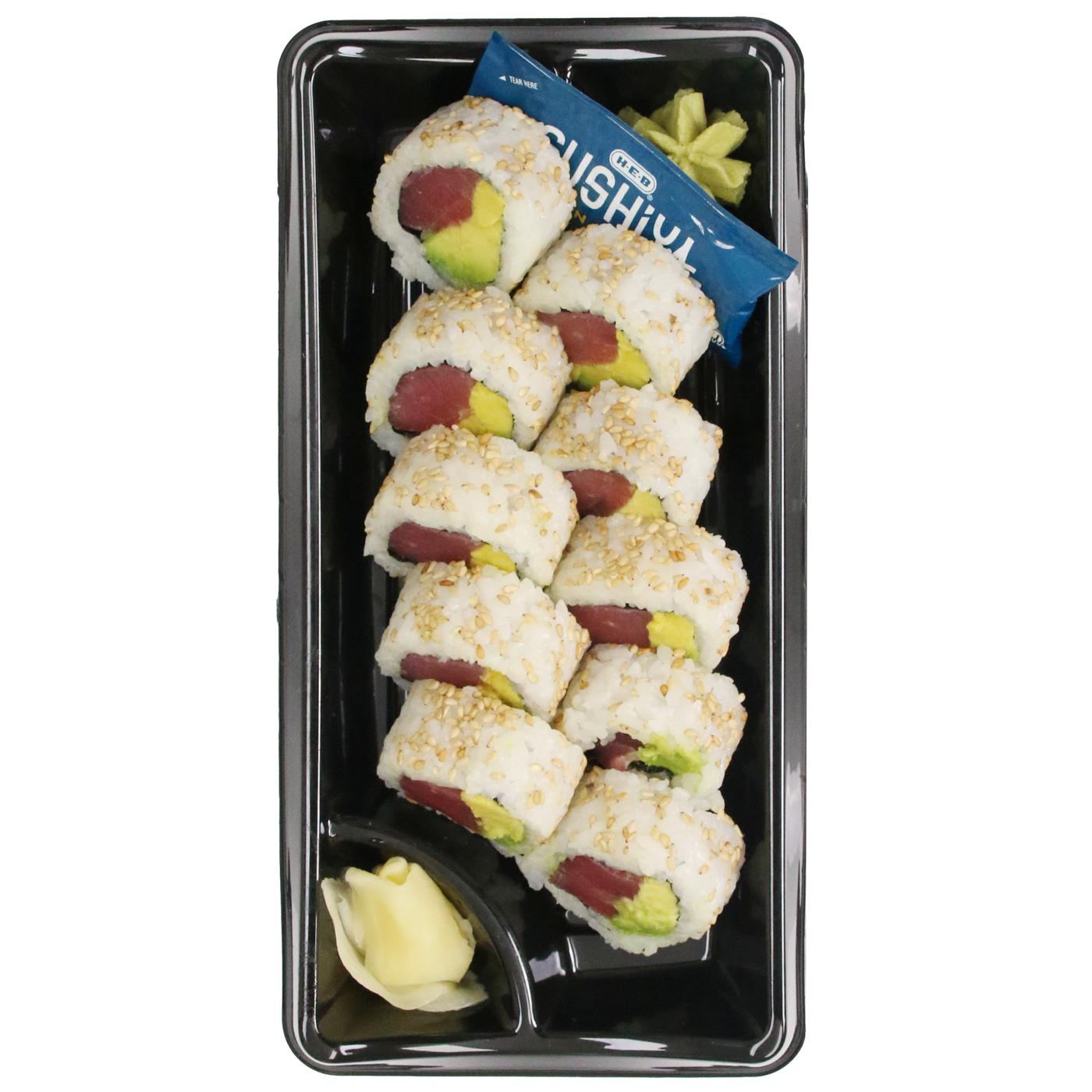 HEB Sushiya Tuna Avocado Sushi Roll Shop Sushi at HEB