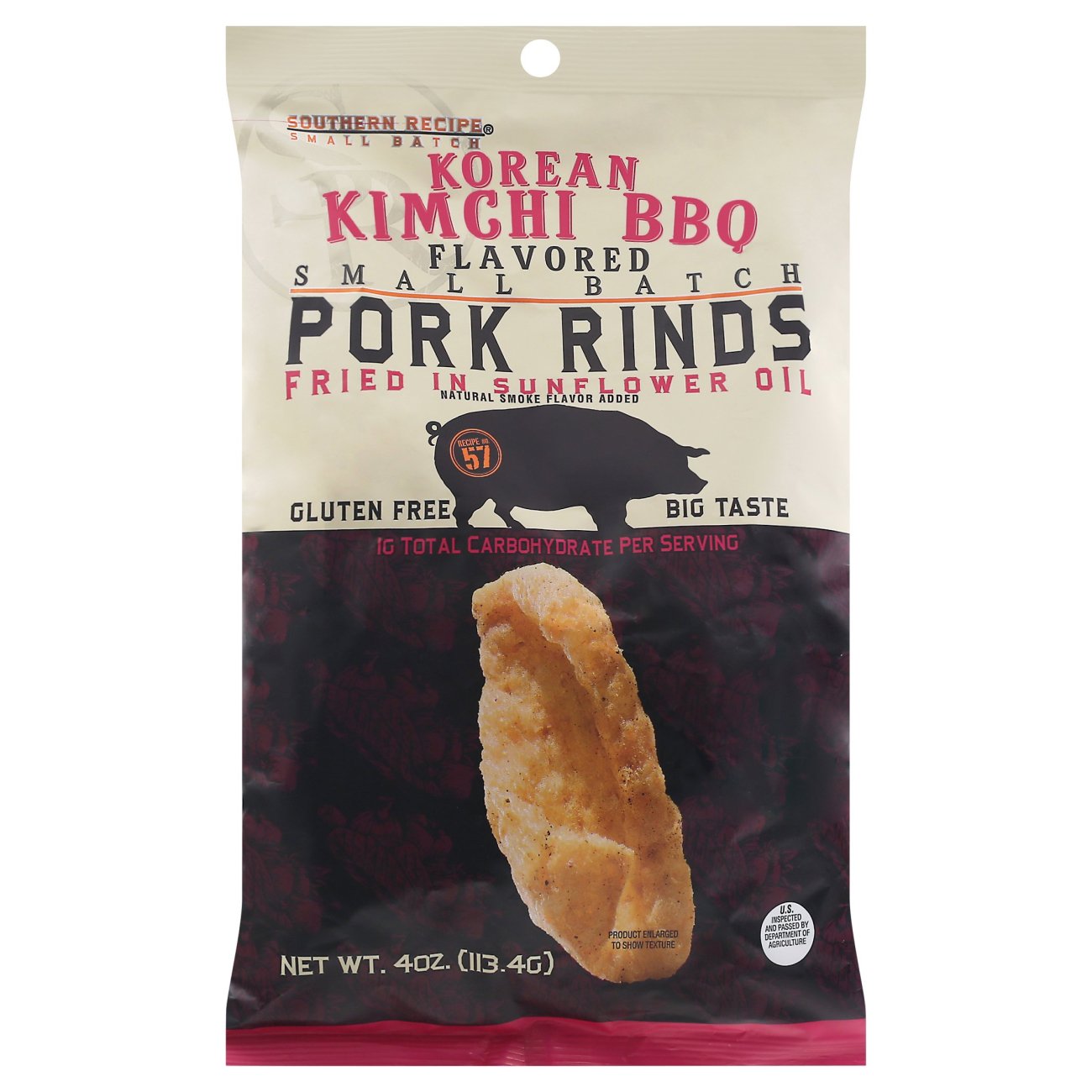 Southern Recipe Korean Kimchi Bbq Small Batch Pork Rinds Shop