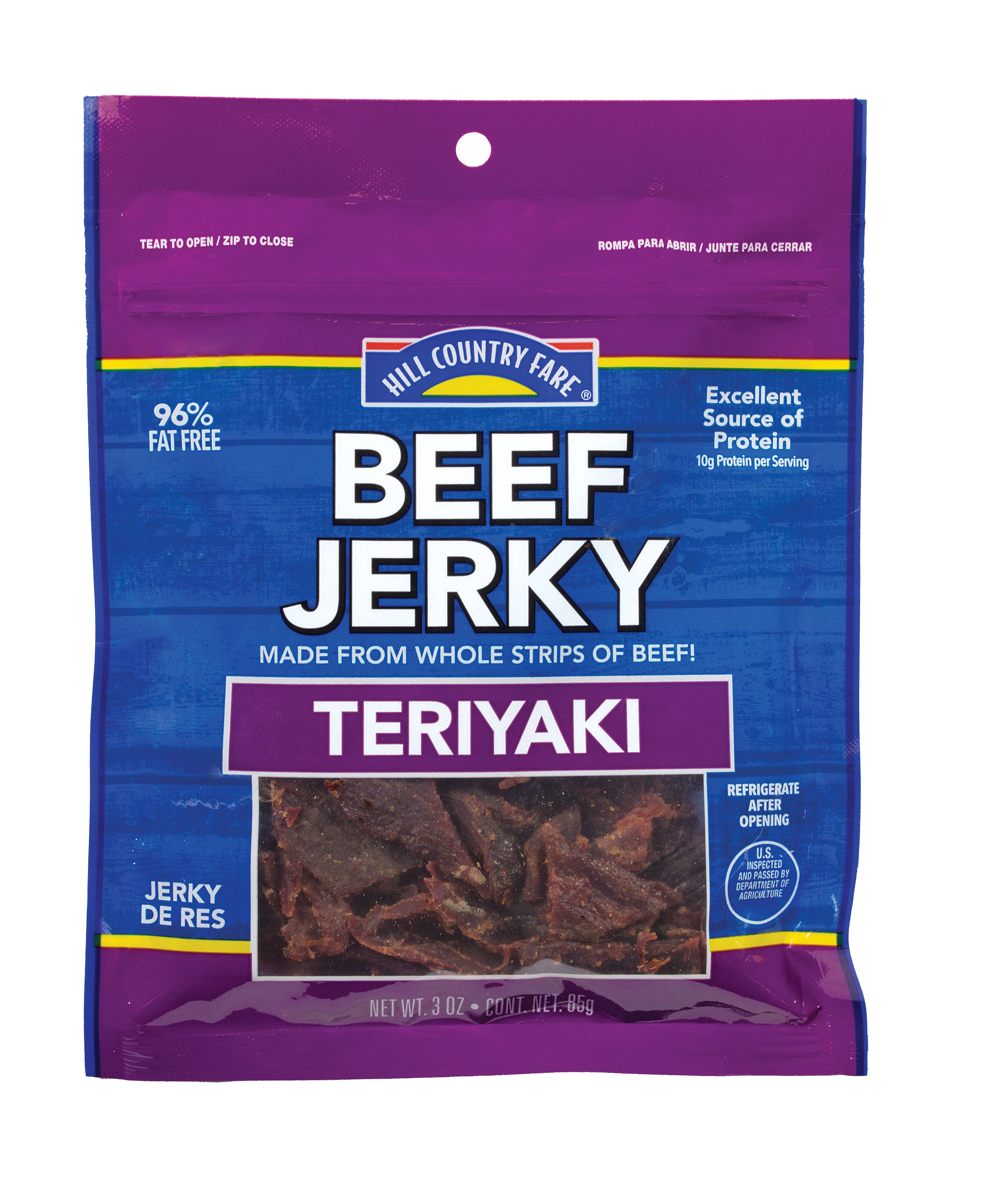 Hill Country Fare Beef Jerky Teriyaki Shop Jerky at HEB