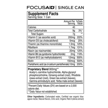 LIFEAID FOCUSAID Brain Boost Drink - Melon Mate