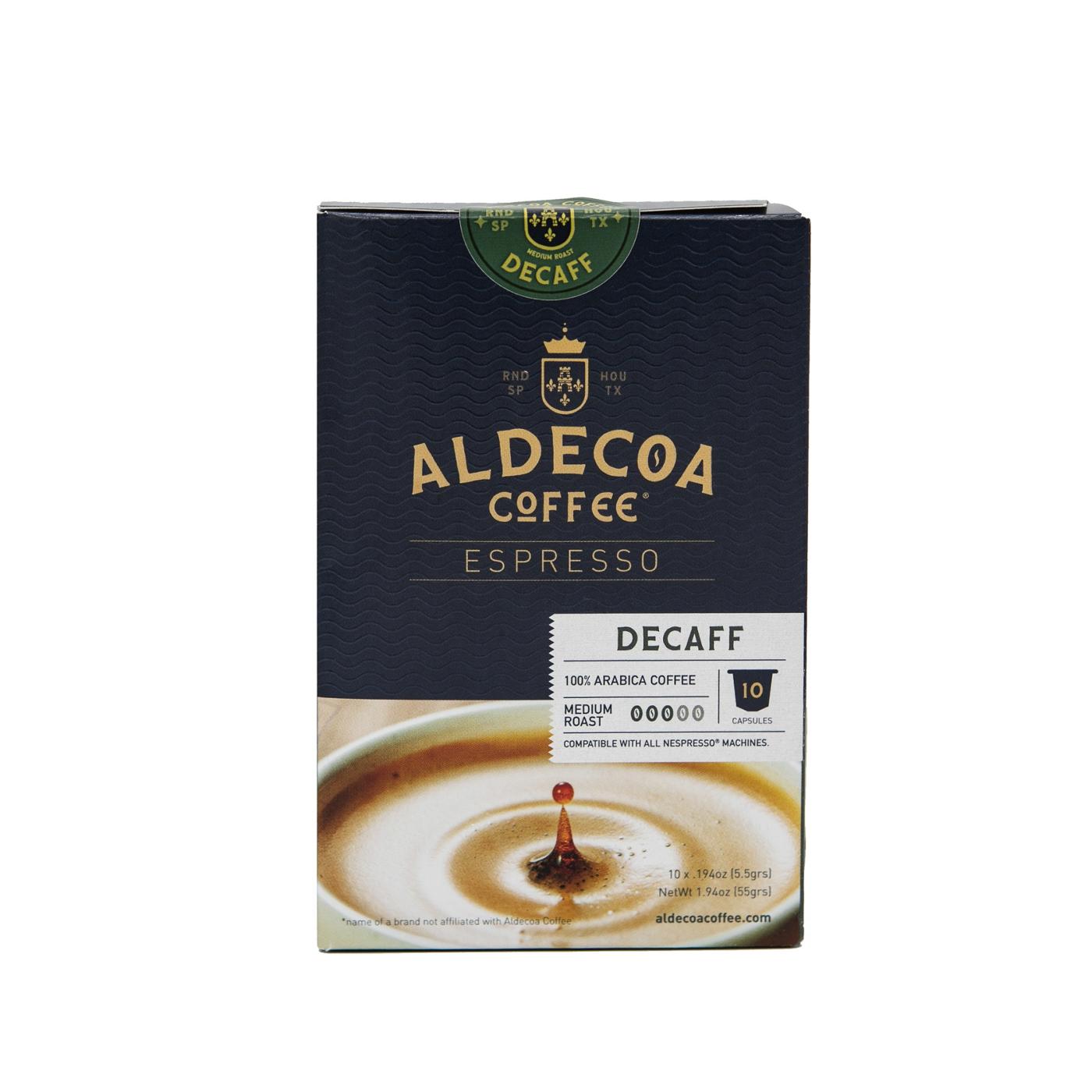 Aldecoa Decaf Nespresso Single Serve Capsules; image 1 of 2