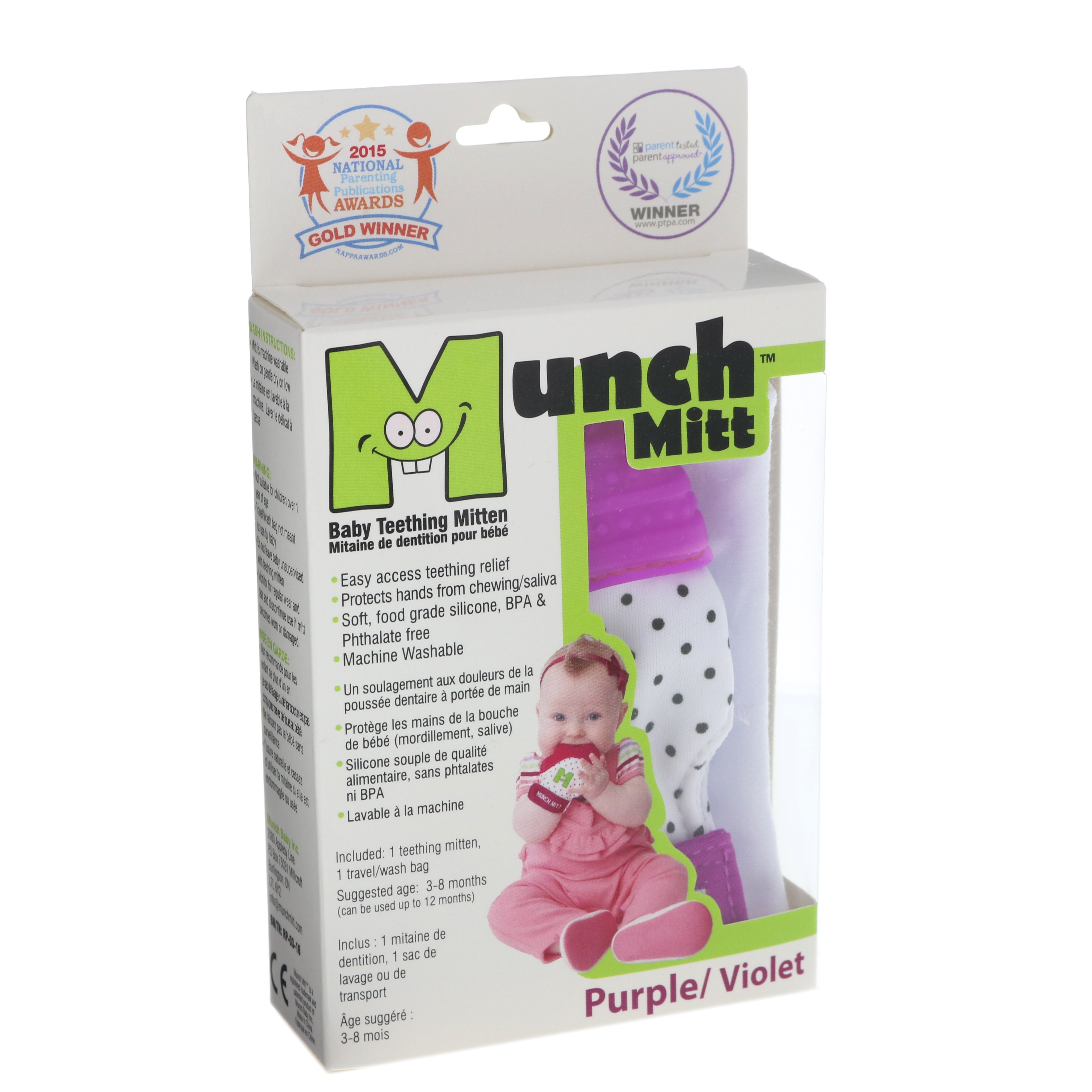 munch mitt baby teething mitten