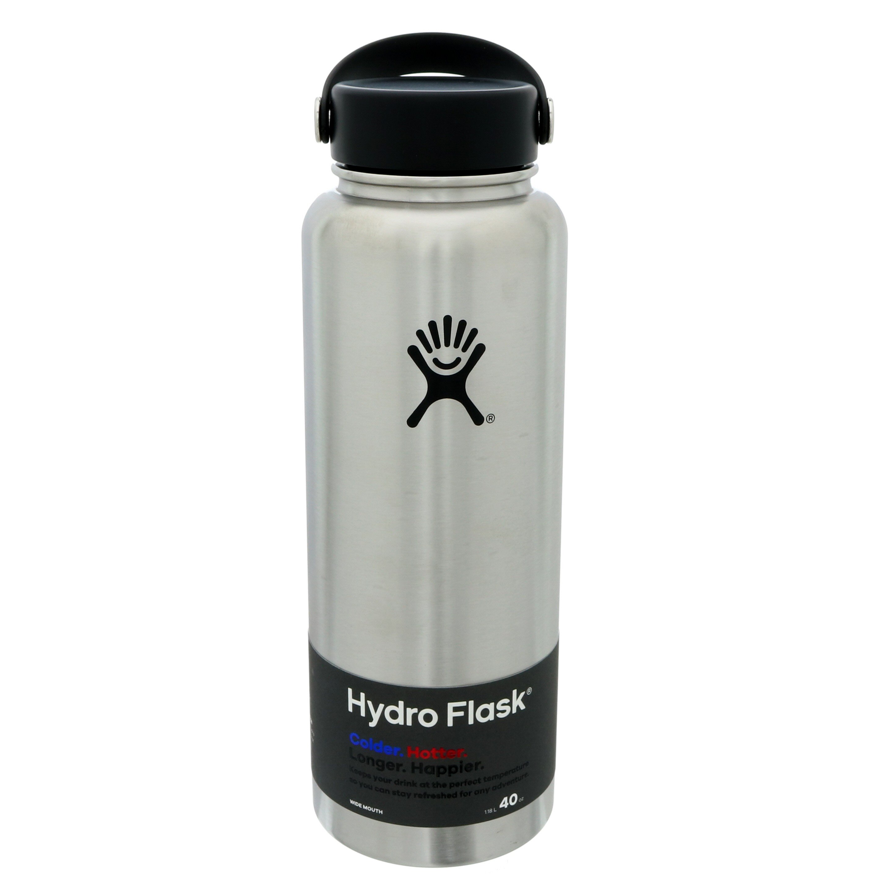 Insulated Water Bottles with Straw Lid, 1.18L Big Water Bottle